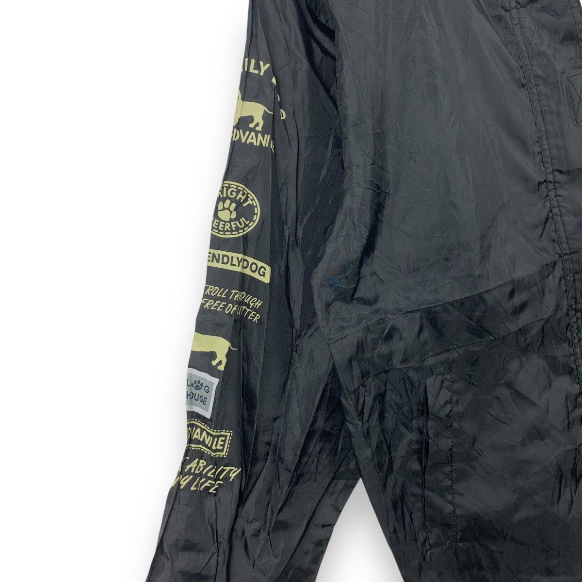 Vintage Vintage LEI GIOVANILE Friendly Dog Windbreaker Jacket Size L / US 10 / IT 46 - 5 Thumbnail