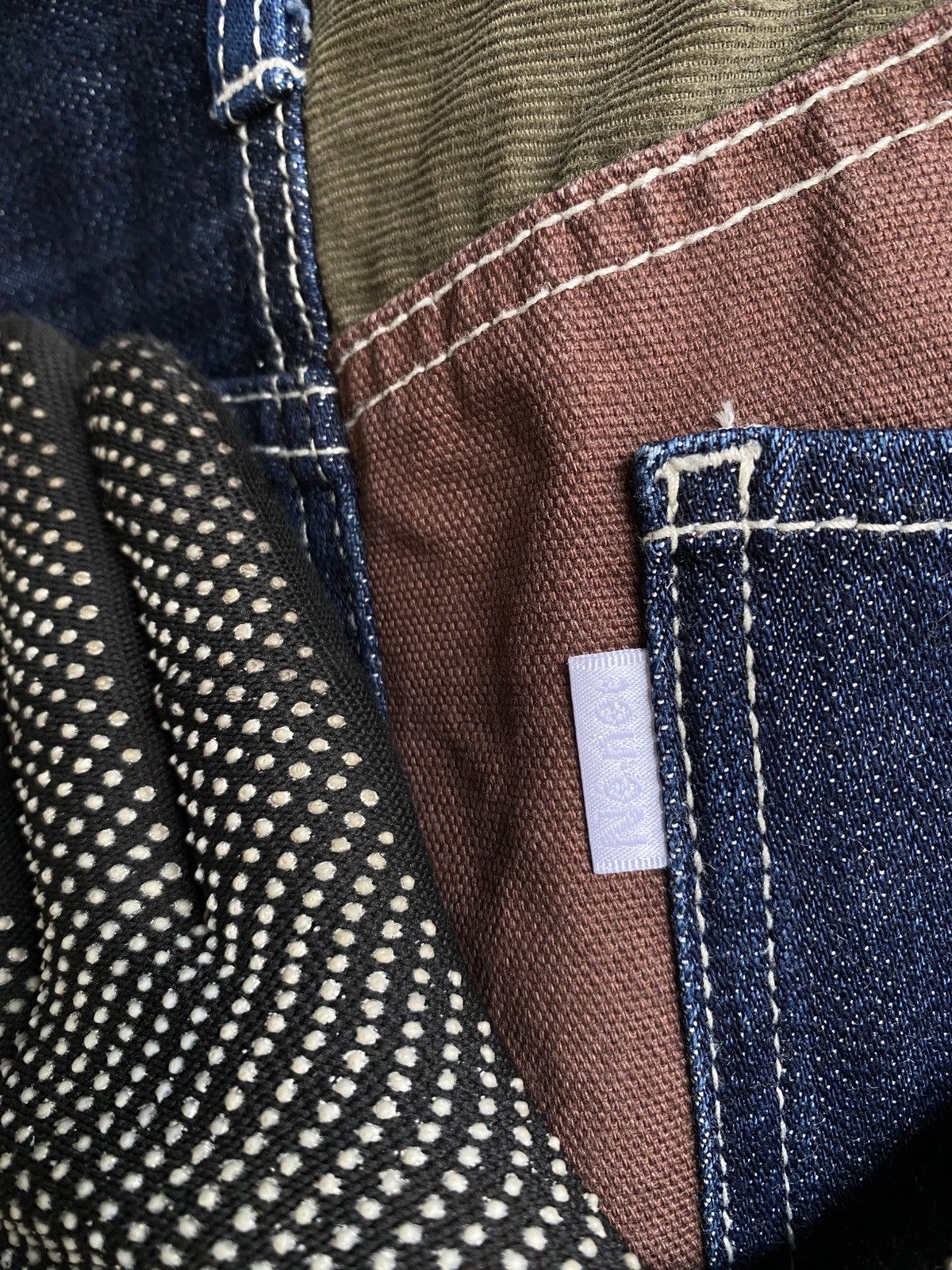 Ne-Net Ne-net Patchwork Denim Mini Skirt Designer Avant-Garde Size 26" / US 2 / IT 38 - 12 Thumbnail