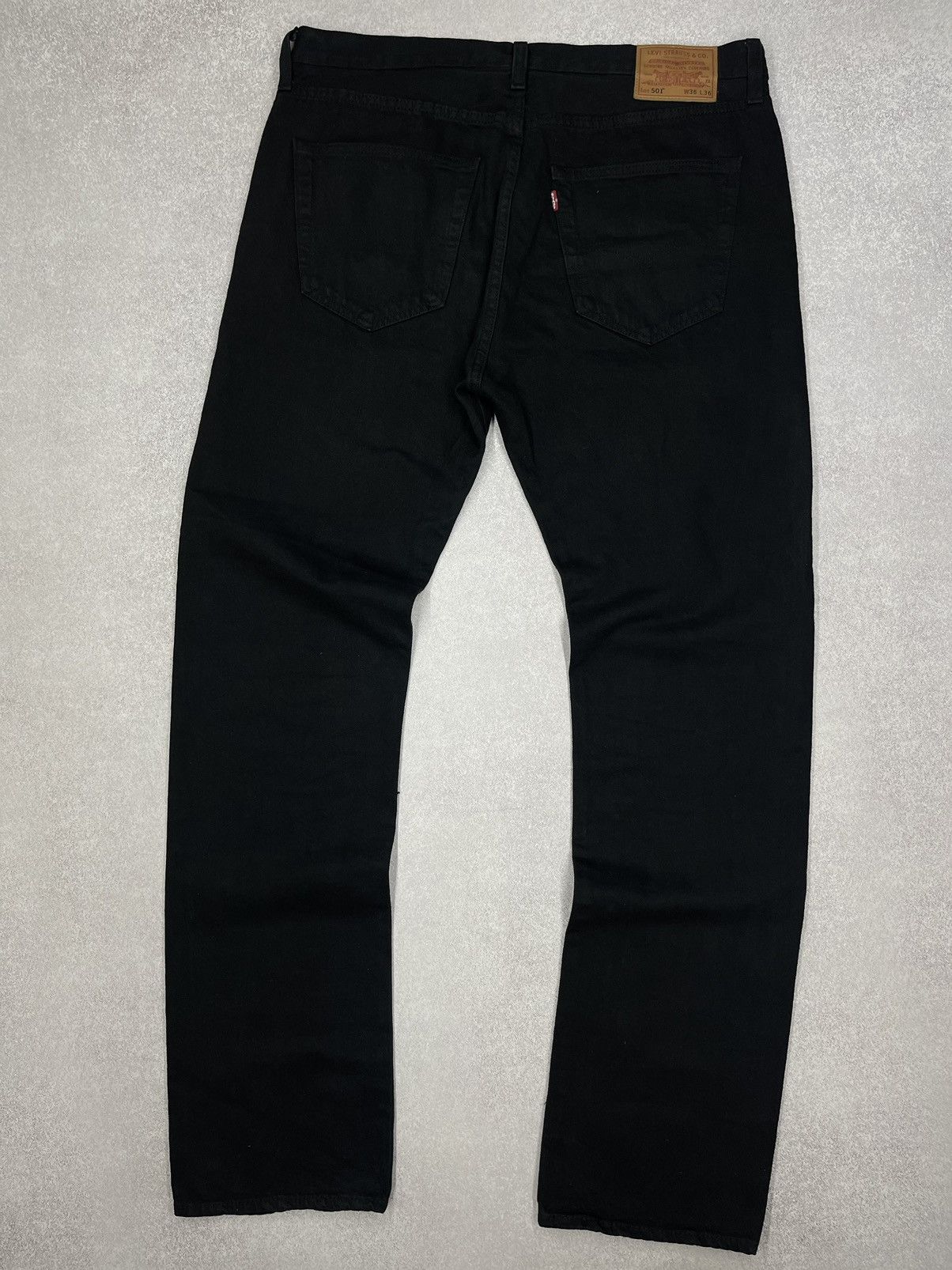 Levi's Mens Levis 501 Premium Black Denim Jeans Size US 36 / EU 52 - 2 Thumbnail
