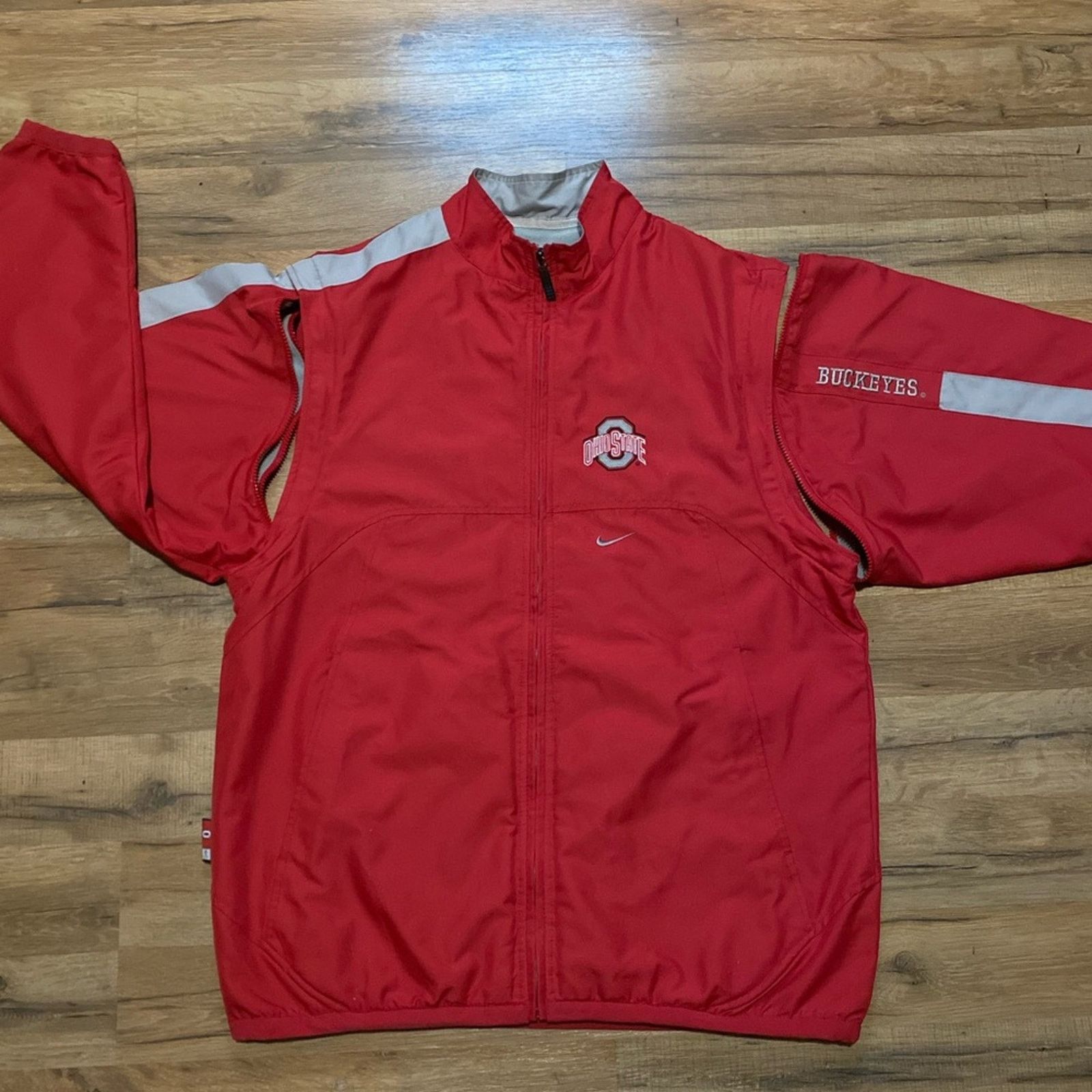 Nike 90s Nike Team Ohio State Vest Jacket Size US M / EU 48-50 / 2 - 2 Thumbnail