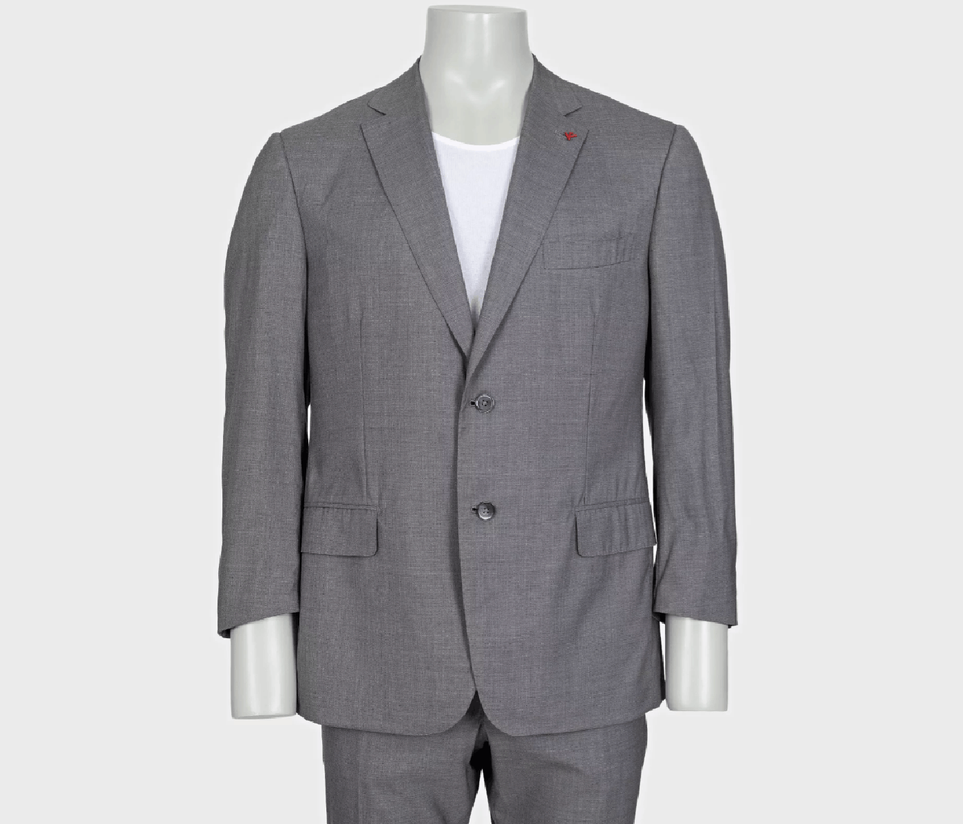 Isaia Isaia men’s gray wool & silk suit Size 54R - 5 Thumbnail