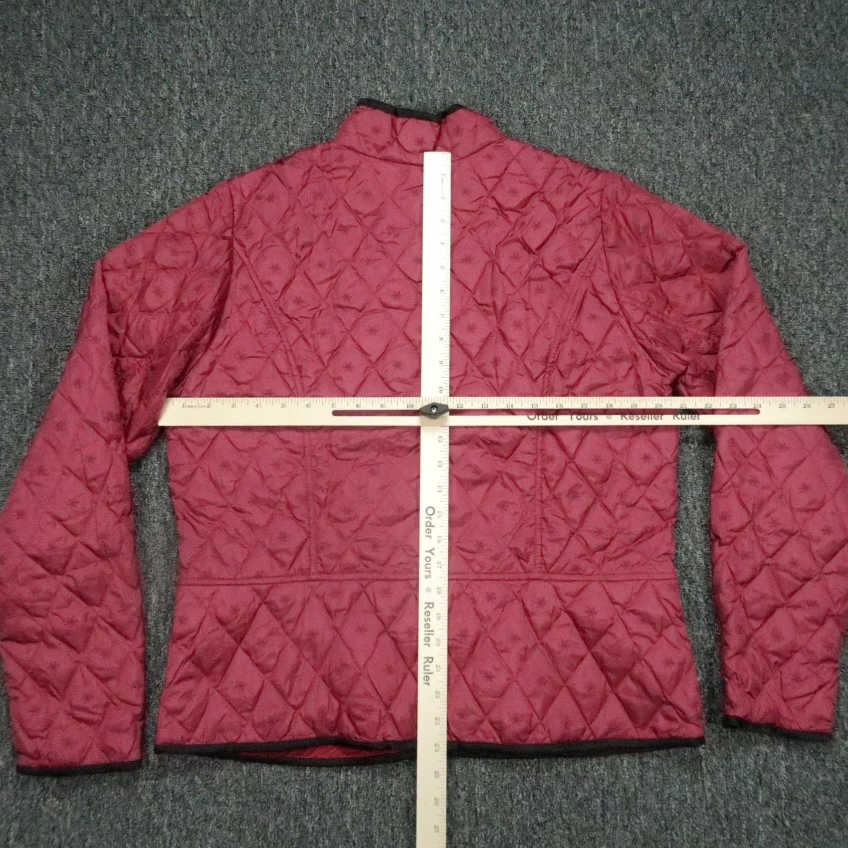 Eddie Bauer Eddie Bauer Jacket Womens Large Tall Pink Goose Down 650 Fill Power Snap Button Jacket Size L / US 10 / IT 46 - 7 Thumbnail