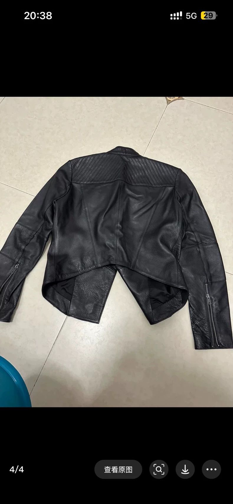 Helmut Lang HELMUT LANG Black leather jacket Size M / US 6-8 / IT 42-44 - 2 Thumbnail