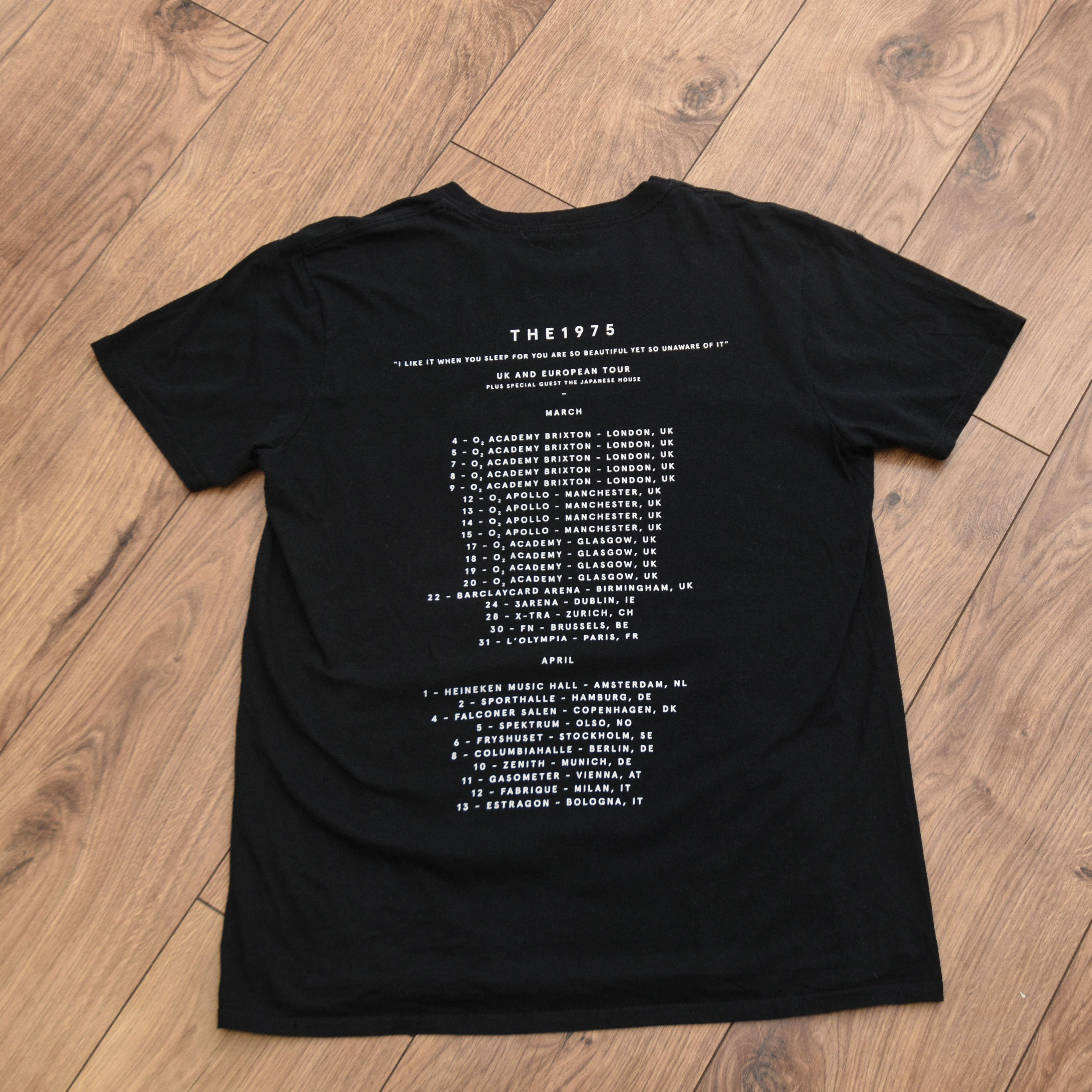 Band Tees The 1975 I Like It When You Sleep World Tour 2016 T-Shirt Size US L / EU 52-54 / 3 - 5 Thumbnail