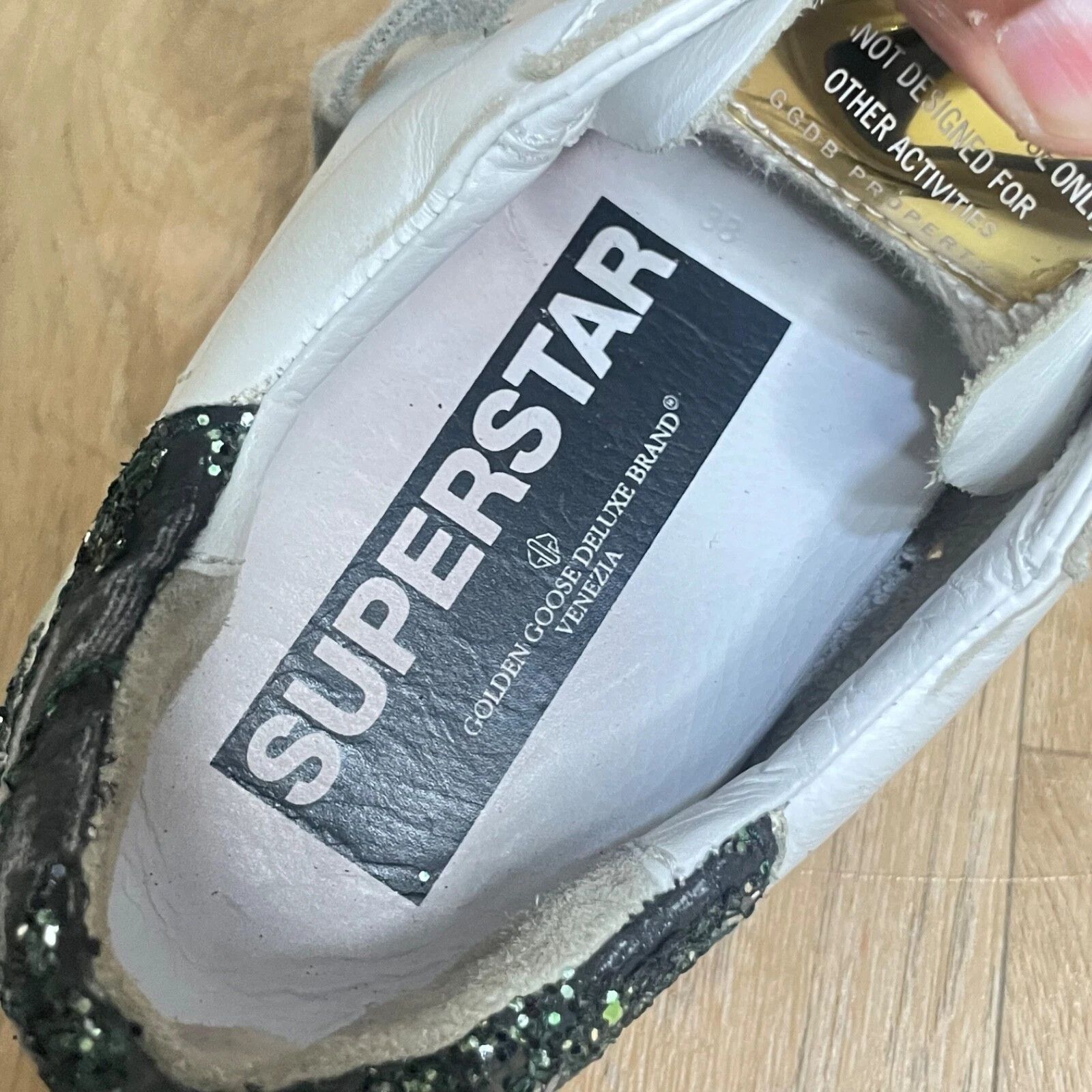 Golden Goose GGDB Golden Goose Sneakers Supersta low top womens white Size US 8 / IT 38 - 13 Thumbnail