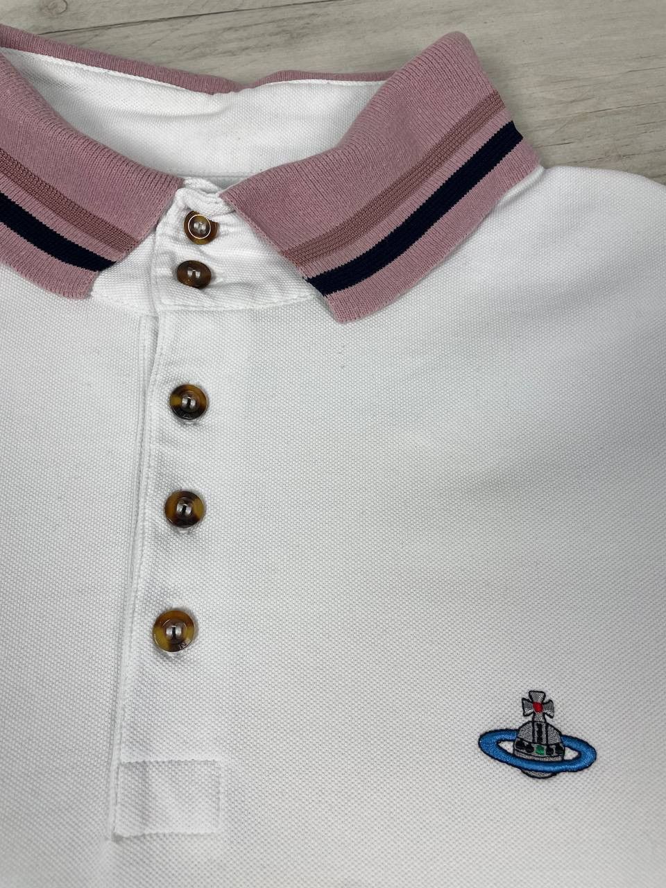 Vivienne Westwood Vivienne Westwood Polo Shirt Logo Orb Size US XL / EU 56 / 4 - 5 Thumbnail