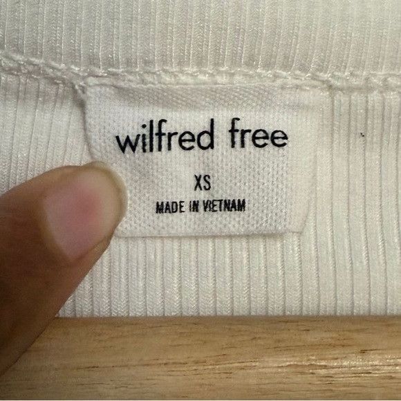 Other Wilfred Free White Long Sleeve Henley Top Women’s Size XS Size XS / US 0-2 / IT 36-38 - 4 Thumbnail