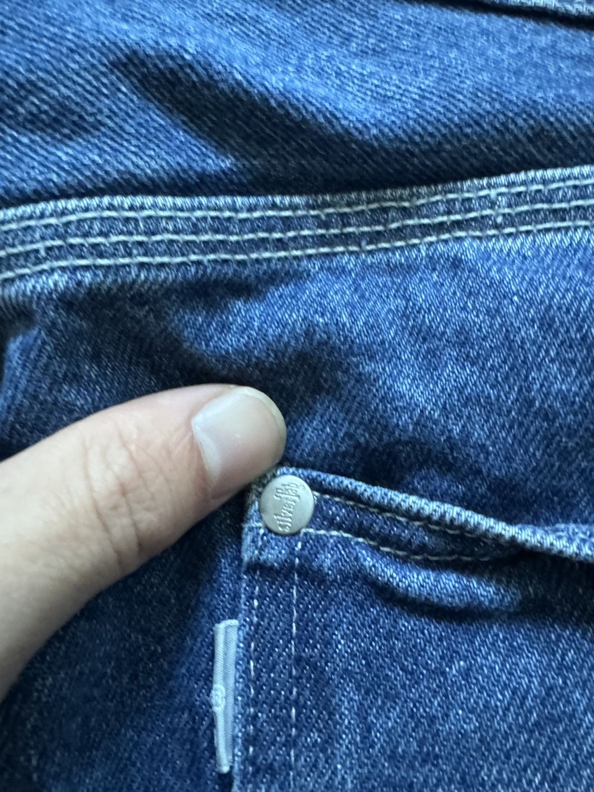 Japanese Brand × Levi's × Vintage Levi’s Silver Tab Carpenter baggy jeans 90s vintage rap Size US 34 / EU 50 - 6 Thumbnail