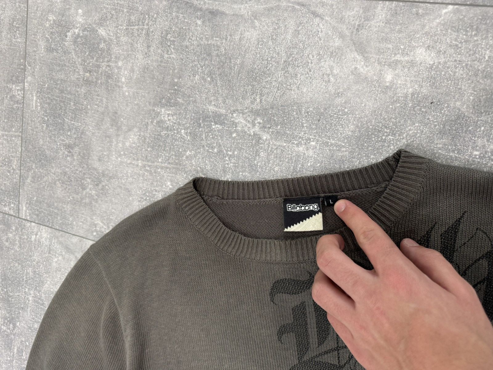 Billabong BILLABONG Vintage Sweatshirt Y2K Serf Style Overprint Faded Size US L / EU 52-54 / 3 - 3 Thumbnail