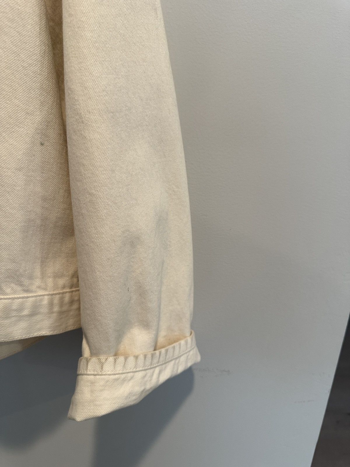 YOKO SAKAMOTO YOKO SAKAMOTO DENIM JACKET WHITE W PAINT Size US L / EU 52-54 / 3 - 10 Thumbnail