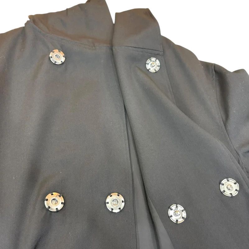 Yves Saint Laurent REGULATION Yohji Yamamoto wool gabber hooded coat Size US L / EU 52-54 / 3 - 5 Thumbnail