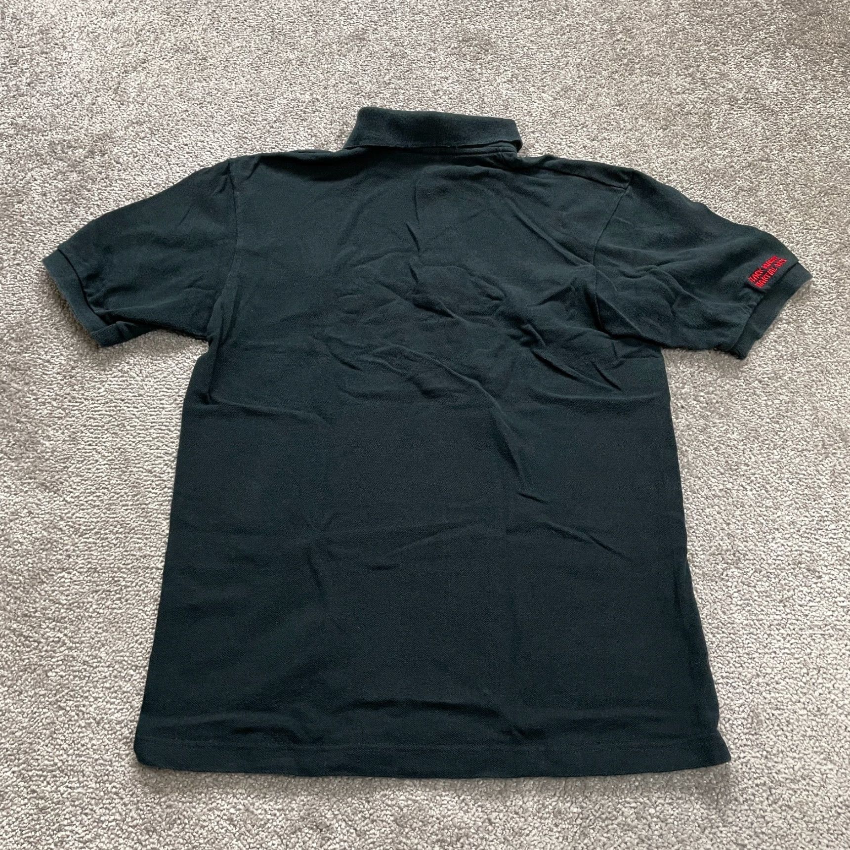 Vintage Crazy Shirts Polo Shirt Mens Small Black 100% Cotton Dragon Martial Arts Classic Polo Shirt S Black Dragon Martial Arts Mens Size US S / EU 44-46 / 1 - 2 Thumbnail