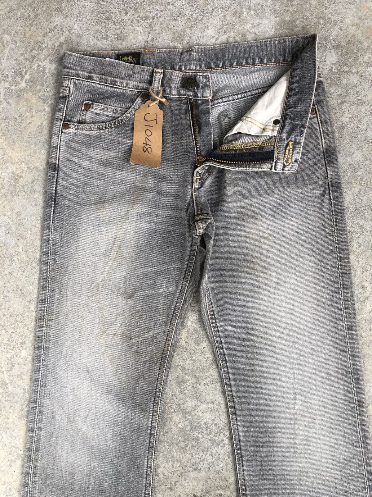 If Six Was Nine Japanese Lee Flared Jeans Distressed Jeans Size US 29 - 3 Thumbnail