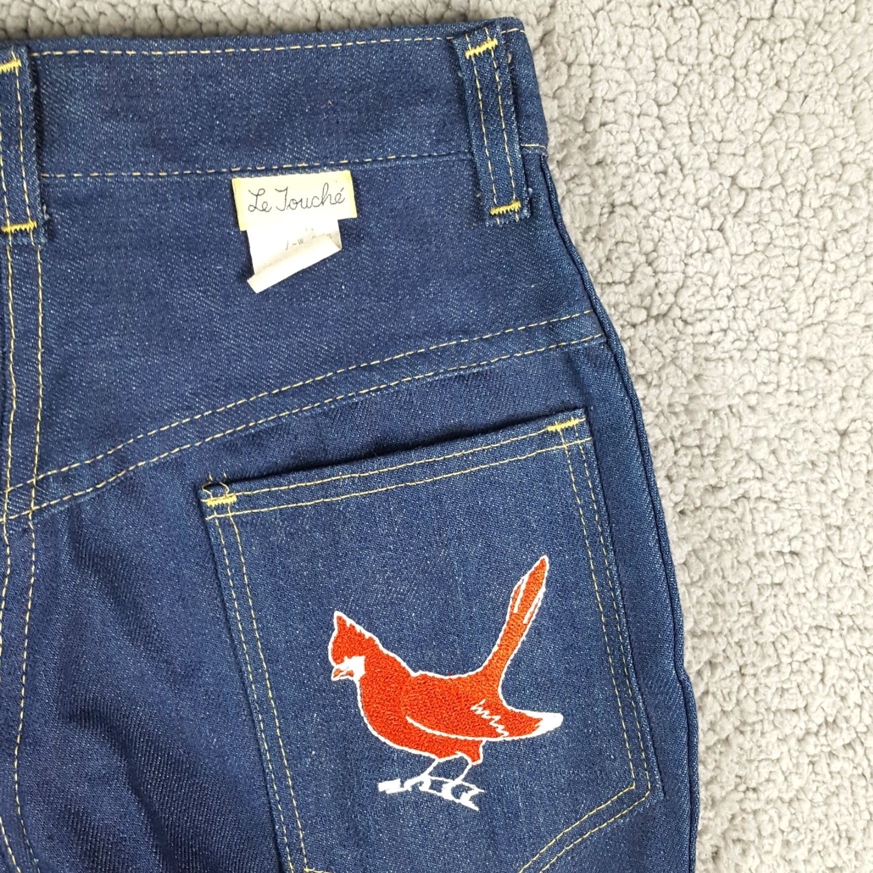 Vintage VINTAGE Robin Western Jeans Women Regular 24 Denim Blue 80s 90s Bohemian Cowboy Straight Pants Womens Size 42" / US 20 - 7 Thumbnail