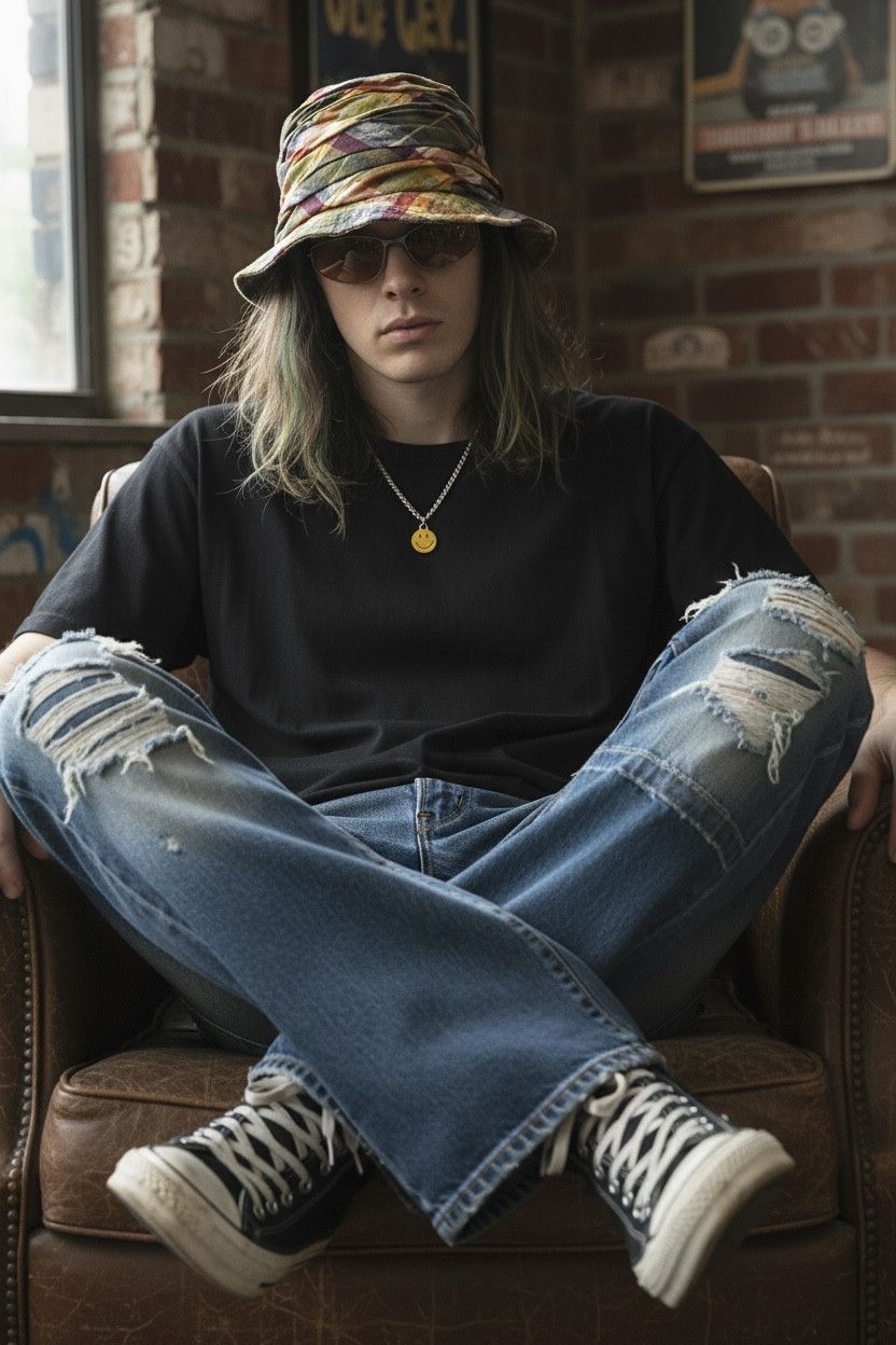CA4LA 90's CA4LA Japanese Hat Designer Layered Tartan Bucket Hat💥 Size ONE SIZE - 1 Thumbnail