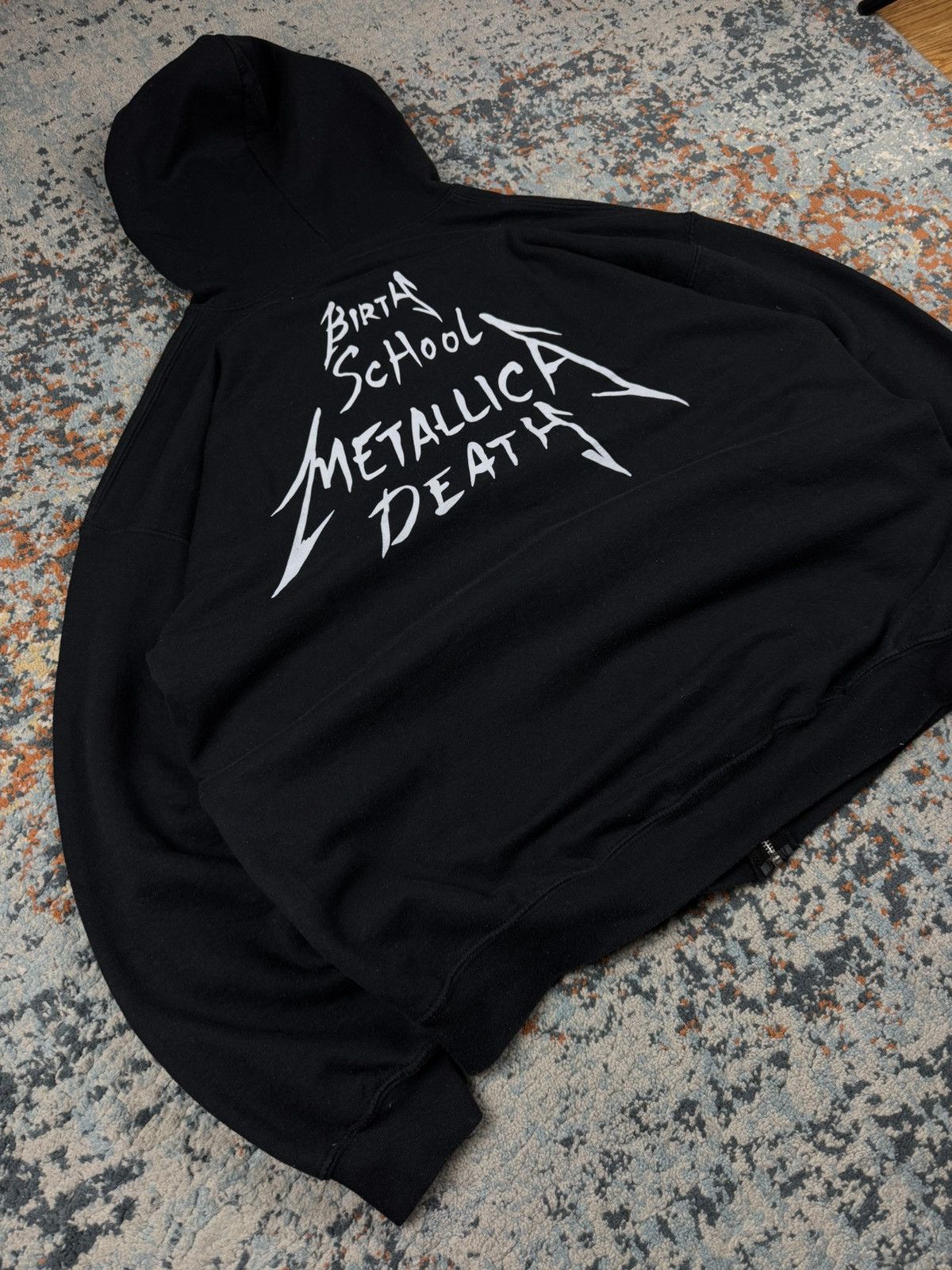 Metallica Vintage 00s Metallica birth school death zip hoodie Size US XL / EU 56 / 4 - 4 Thumbnail