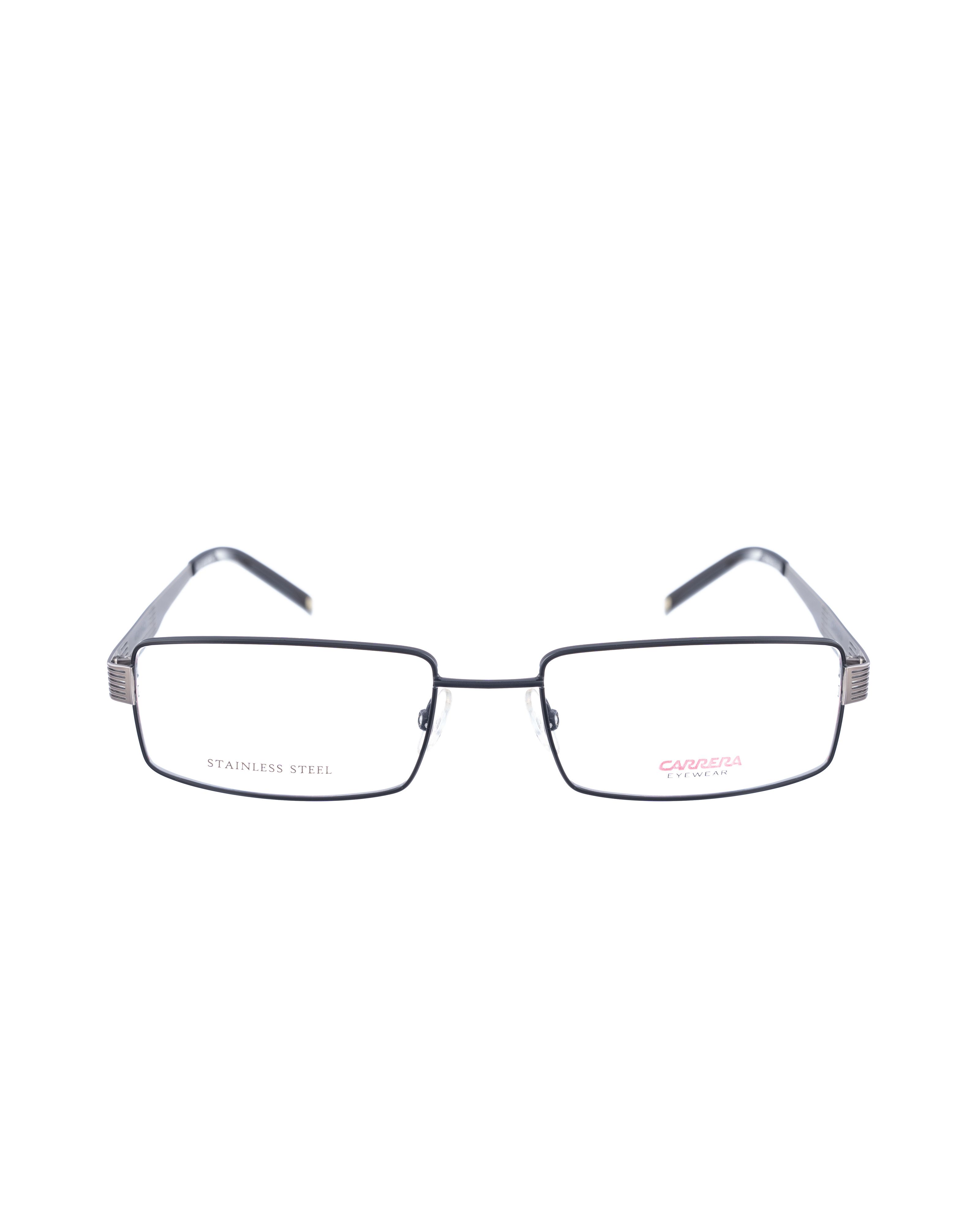 Carrera Carrera 00s Black Rectangular Glasses with Silver Temples Size ONE SIZE - 1 Thumbnail