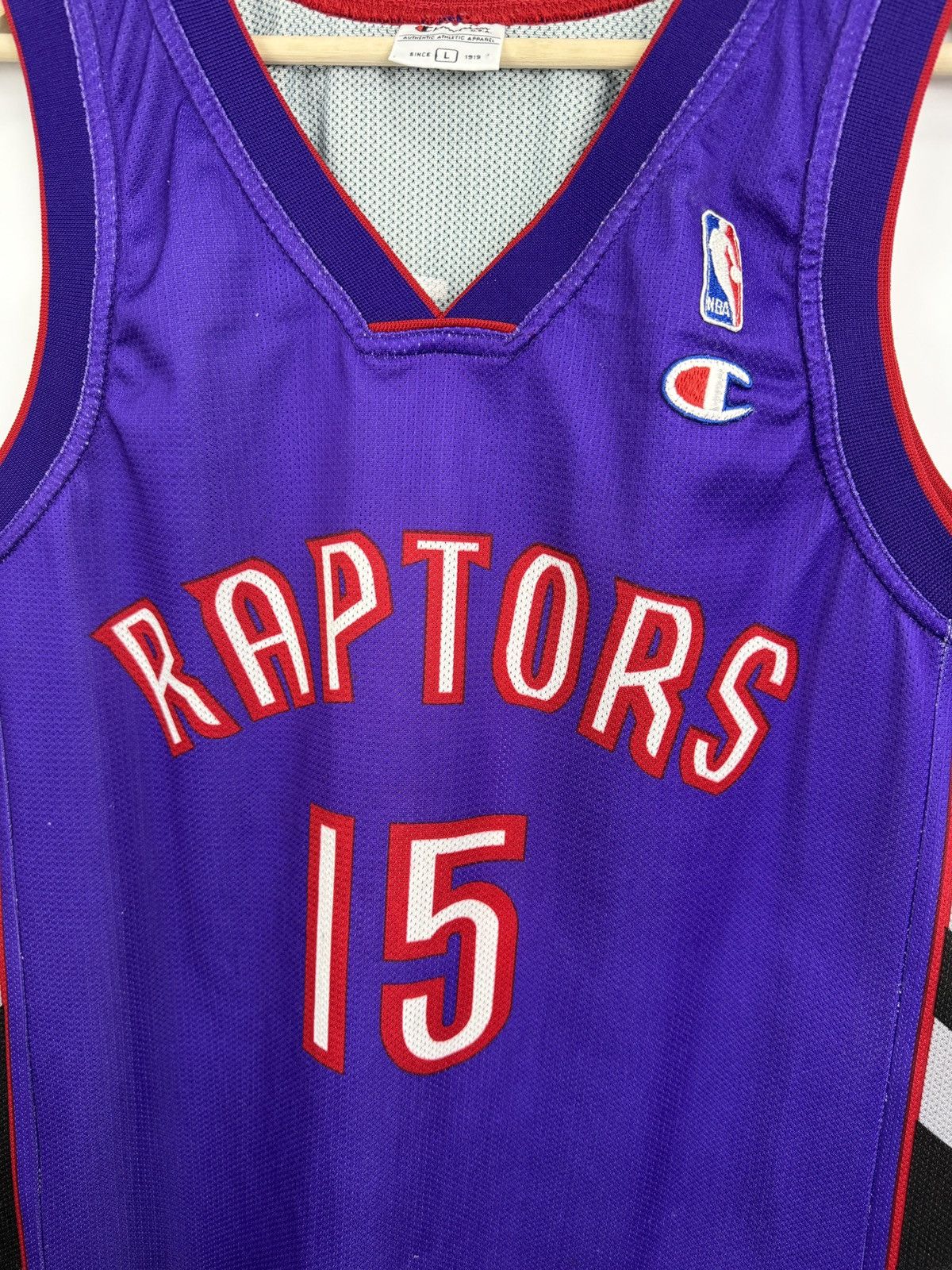 Champion 🇨🇦 Vintage 90s Champion Toronto Raptors Vince Carter Jersey Size US L / EU 52-54 / 3 - 7 Thumbnail