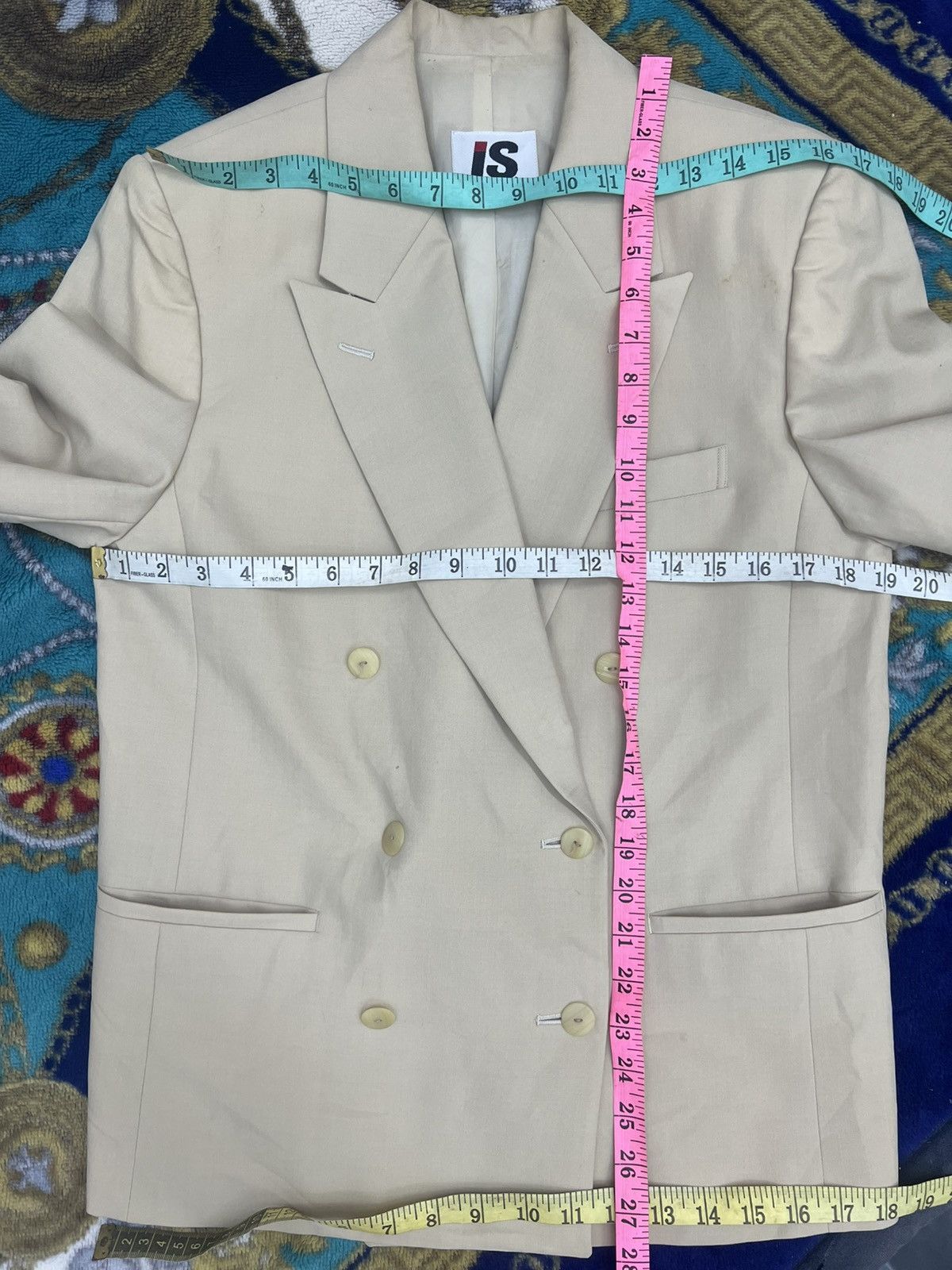 Issey Miyake ARCHIVES🔥🔥🔥VTG ISSEY MIYAKE DOUBLE BREASTED BLAZER Size US M / EU 48-50 / 2 - 11 Thumbnail