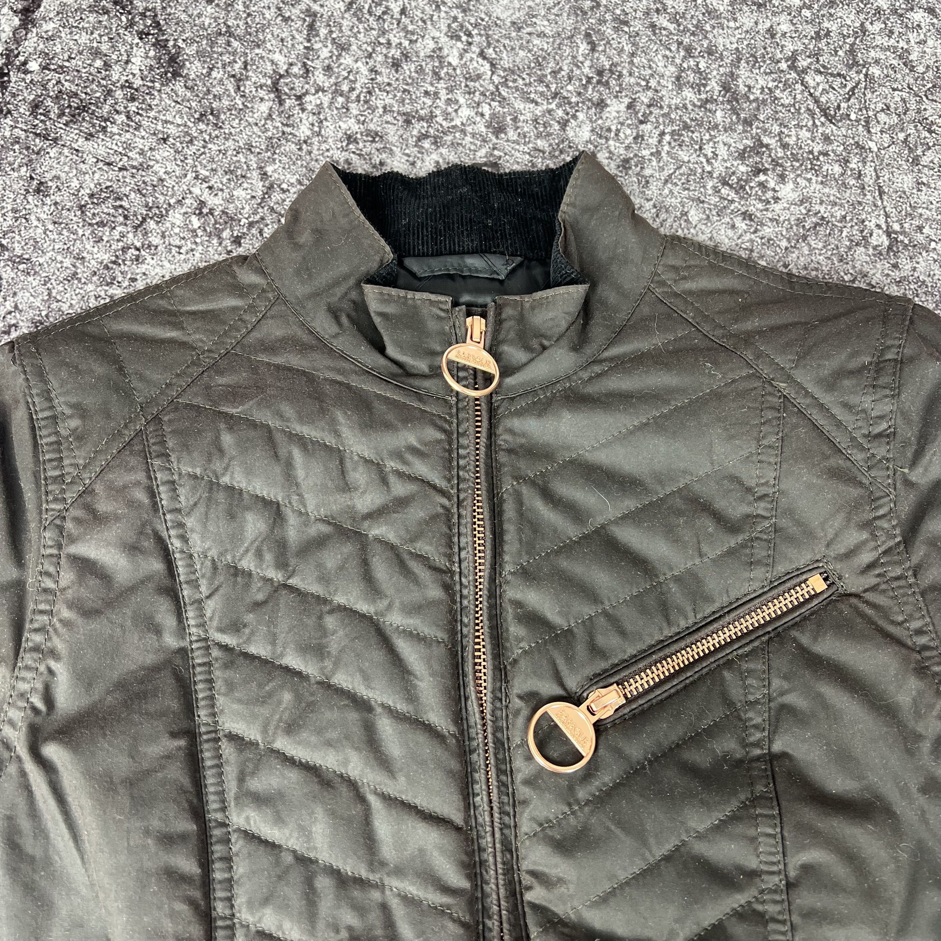 Barbour Barbour International Backmarker Waxed Jacket Size 8 Size S / US 4 / IT 40 - 4 Thumbnail