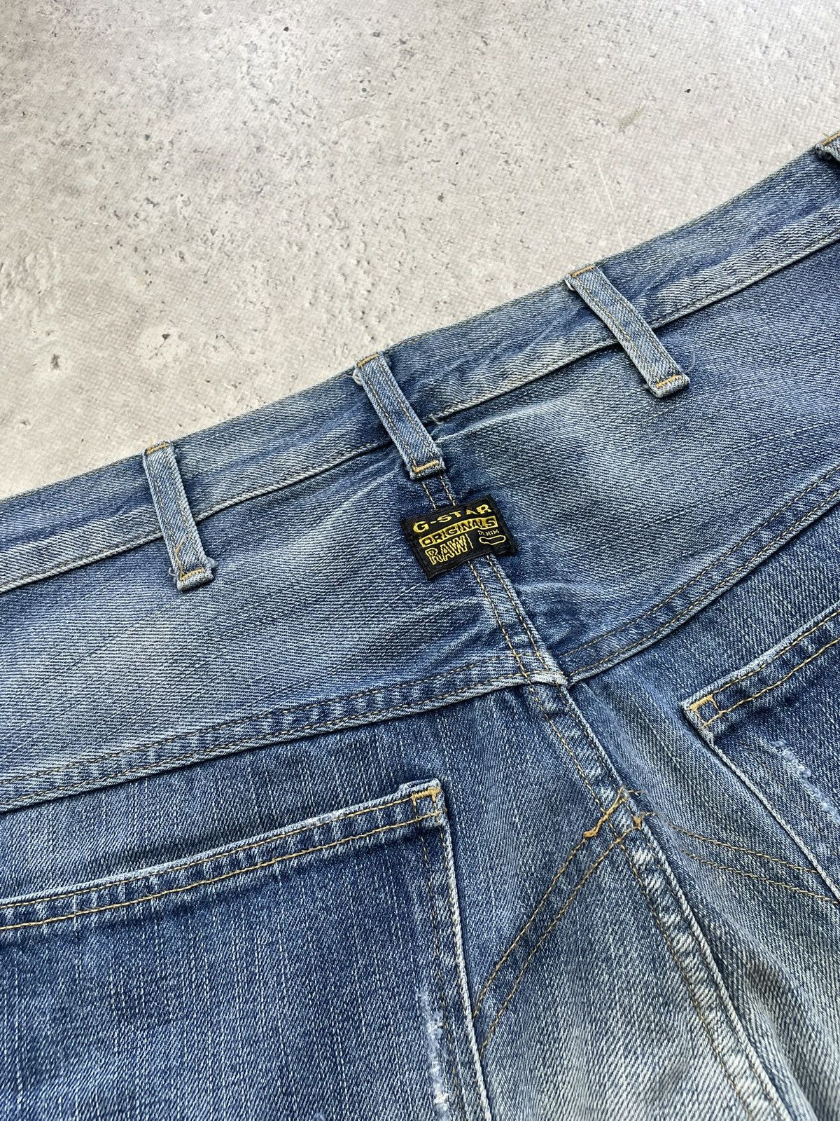 G-Star G-star Raw Denim Blue Jeans Vintage baggy y2k Style Pants Size US 36 / EU 52 - 16 Thumbnail