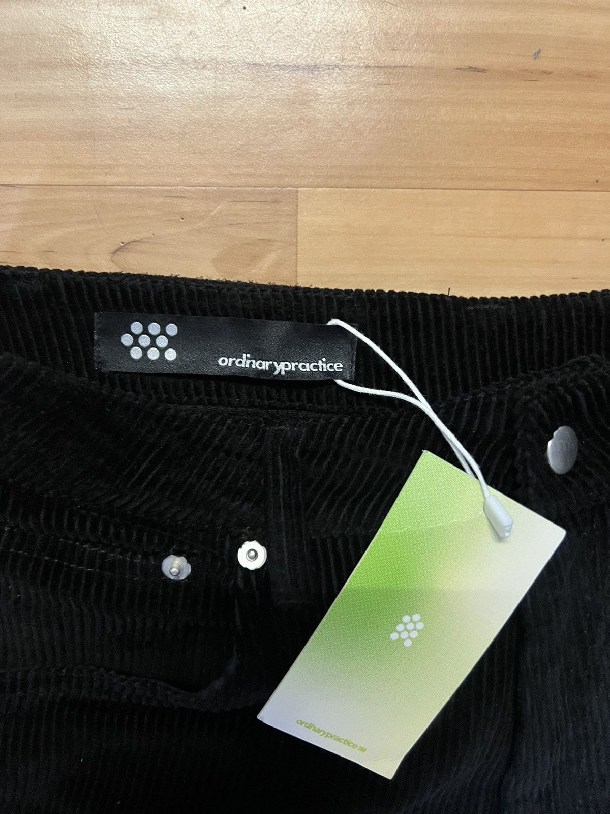 Other Ordinary Practice Dart Carpenter Trousers Black Corduroy M Size US 30 / EU 46 - 6 Thumbnail