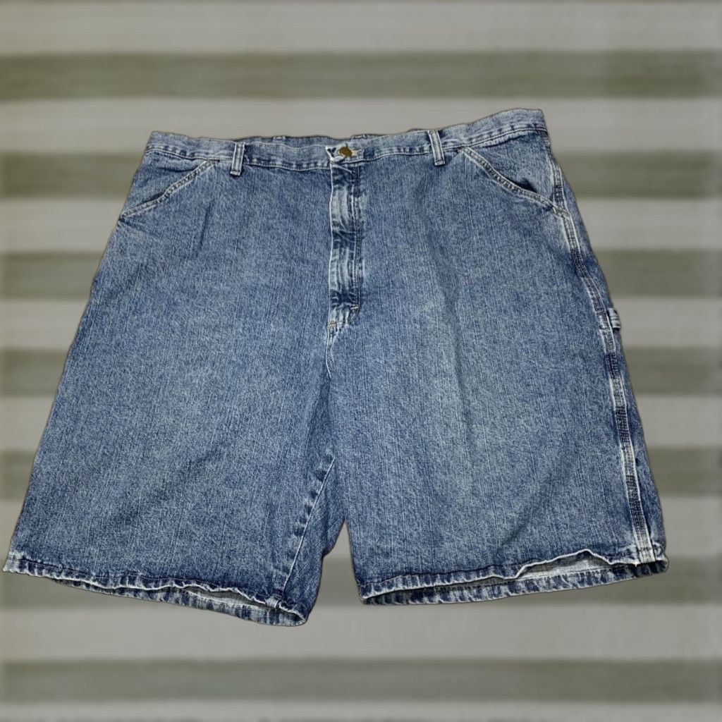 Wrangler Wrangler Carpenter Shorts Blue Jean Mens Size 42 Denim Work Cargo Authentic Size US 38 / EU 54 - 1 Thumbnail