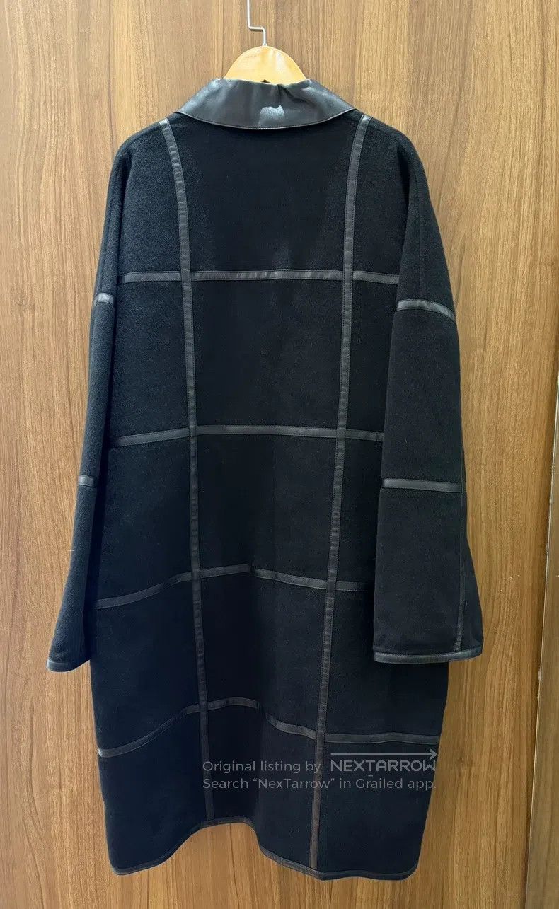 Hermes Hermes Leather Patch Cashmere Coat Size XS / US 0-2 / IT 36-38 - 2 Thumbnail