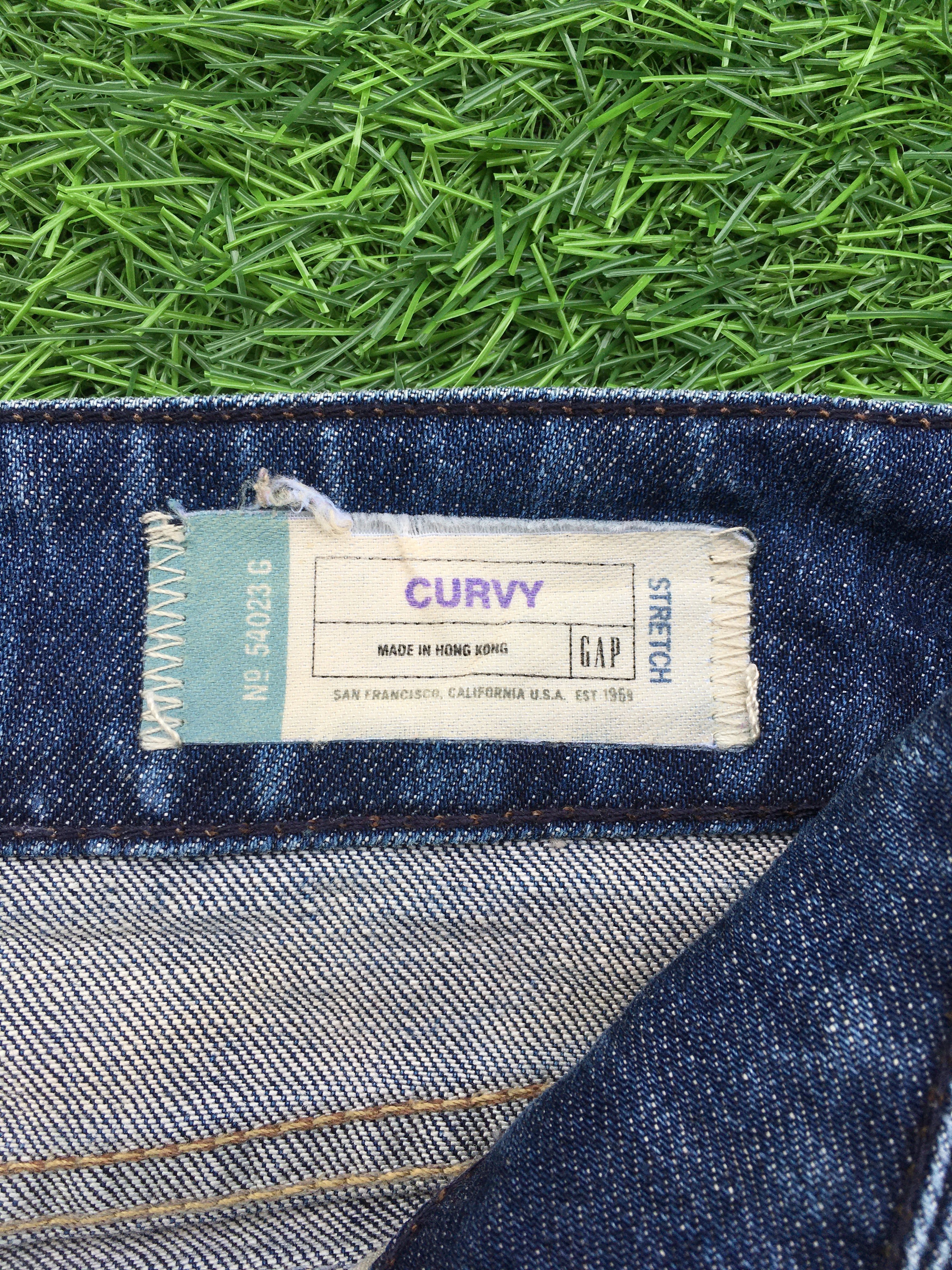Designer × Japanese Brand × Jean Y2K Curvy Bootcut Stretch Jeans D-993 Size 29" - 10 Thumbnail