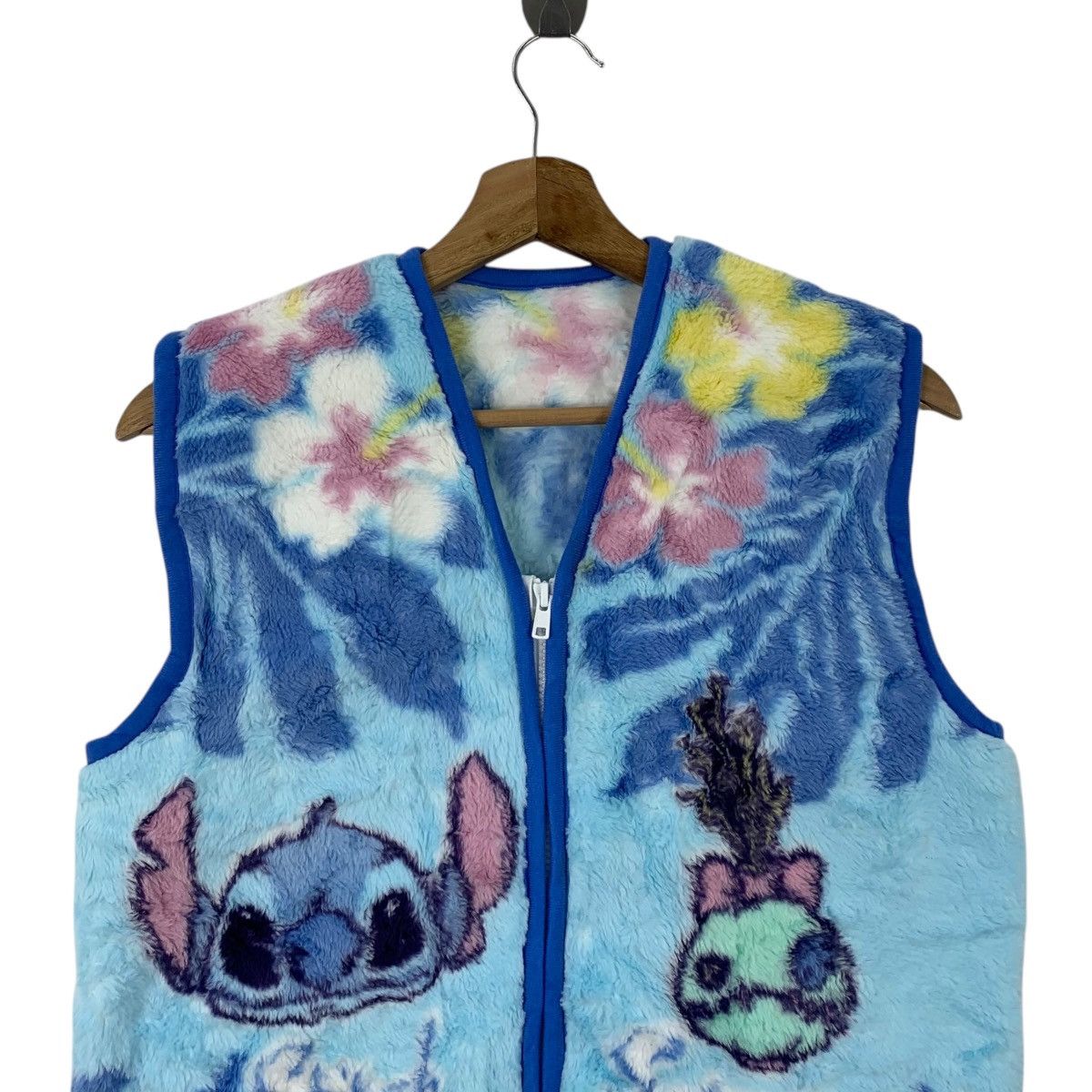 Disney × Stitch's Jeans LILO & STITCH Disney Cartoon Fullprint Vest Jacket Sleeveles Size US S / EU 44-46 / 1 - 4 Thumbnail