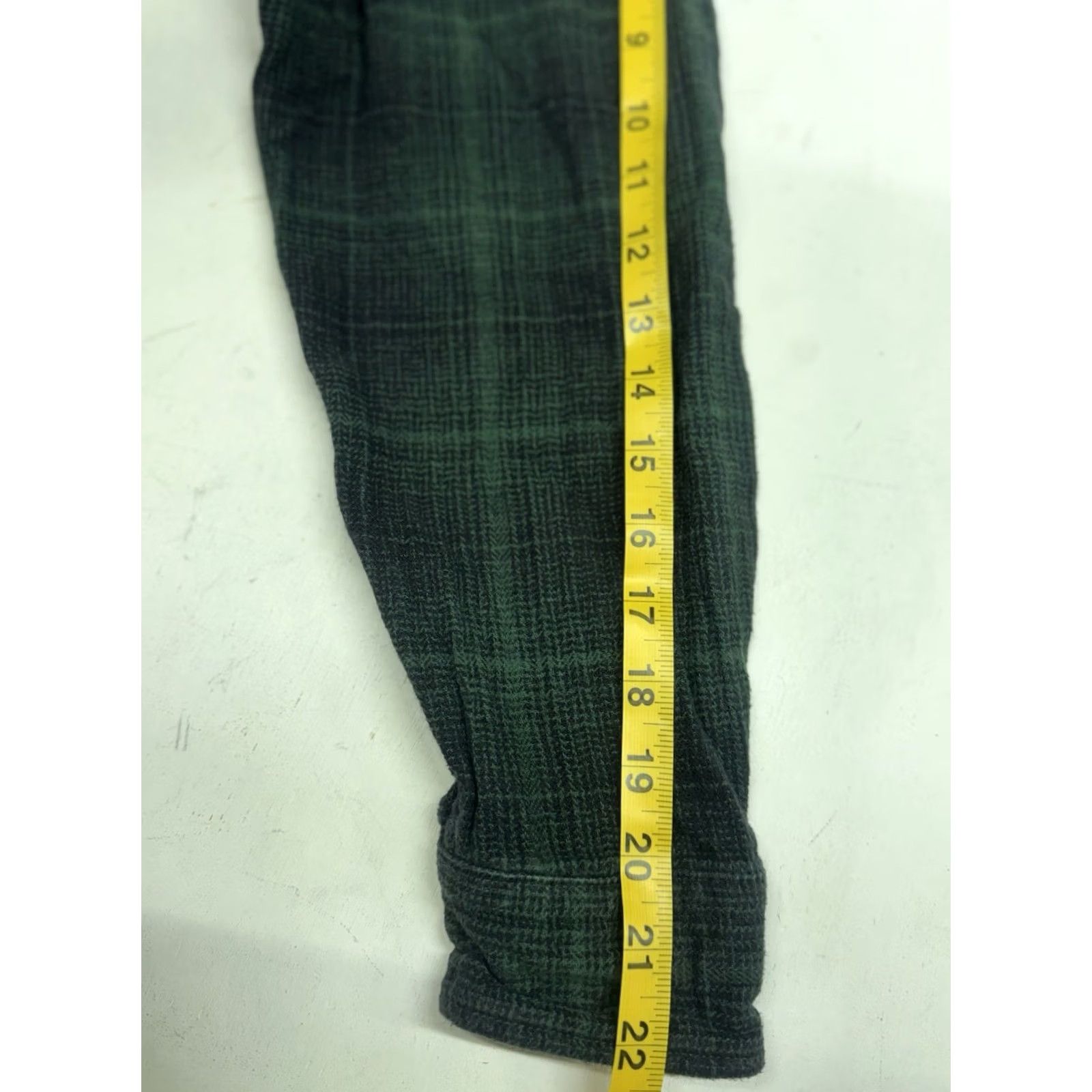 Levi's Levi's Classic Worker Flannel Overshirt Plaid Green Blue Relaxed Fit Mens Large Size US L / EU 52-54 / 3 - 5 Thumbnail