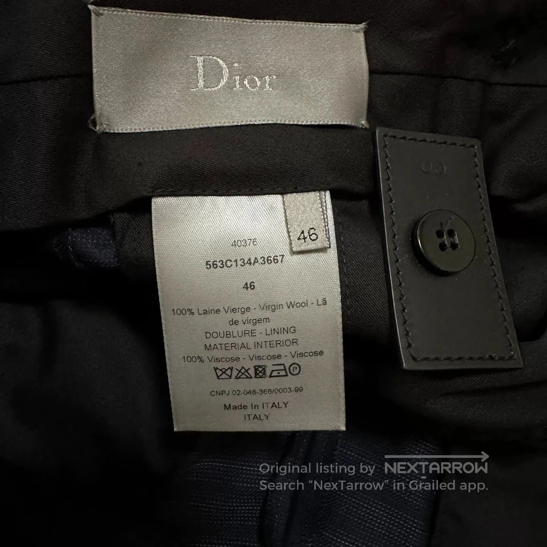 Dior Dior Homme 15SS Striped Wool Suit. Size US M / EU 48-50 / 2 - 8 Thumbnail