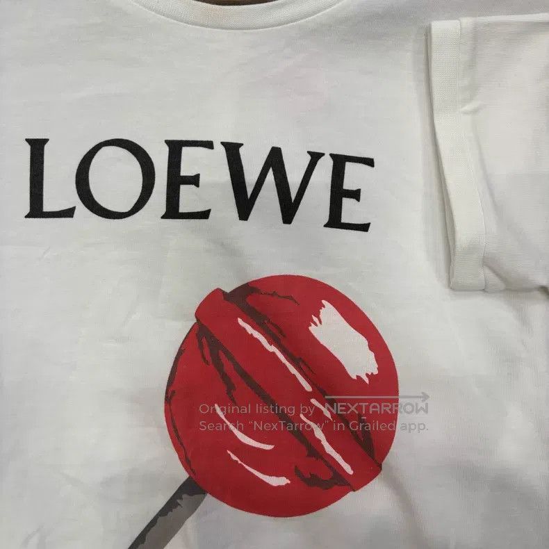 Loewe Loewe White Candy Cane Short-sleeve Size XS / US 0-2 / IT 36-38 - 5 Thumbnail