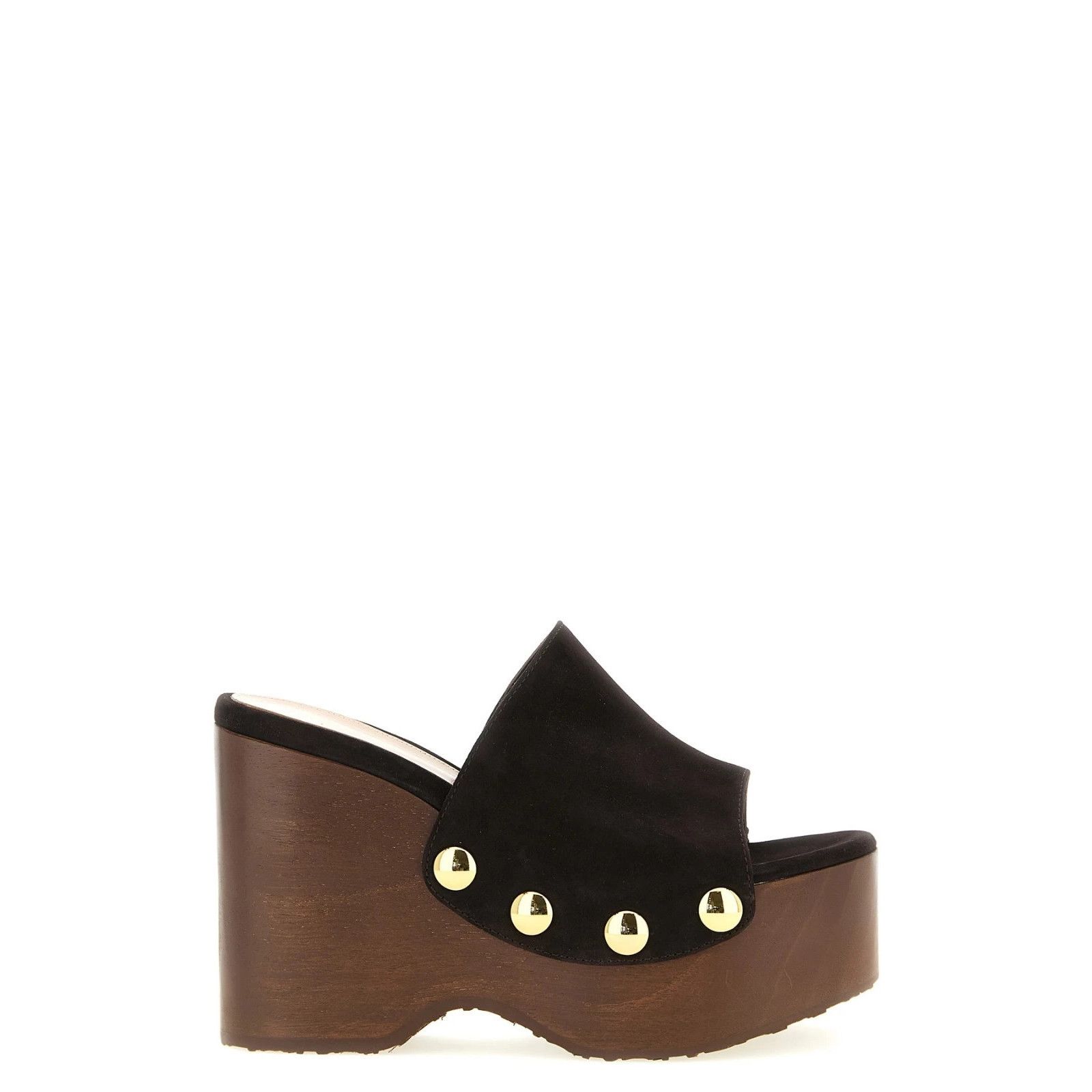 GIANVITO ROSSI Ardea Brown Leather 110mm Clogs New And Authe