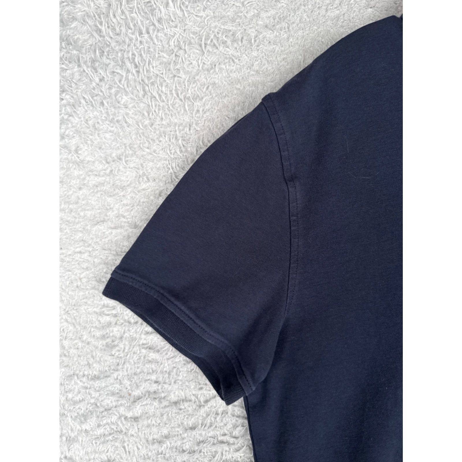Tommy Hilfiger Tommy Hilfiger Polo Shirt Men L Blue Cotton Custom Fit Short Sleeve Slim Pocket" Size US L / EU 52-54 / 3 - 3 Thumbnail