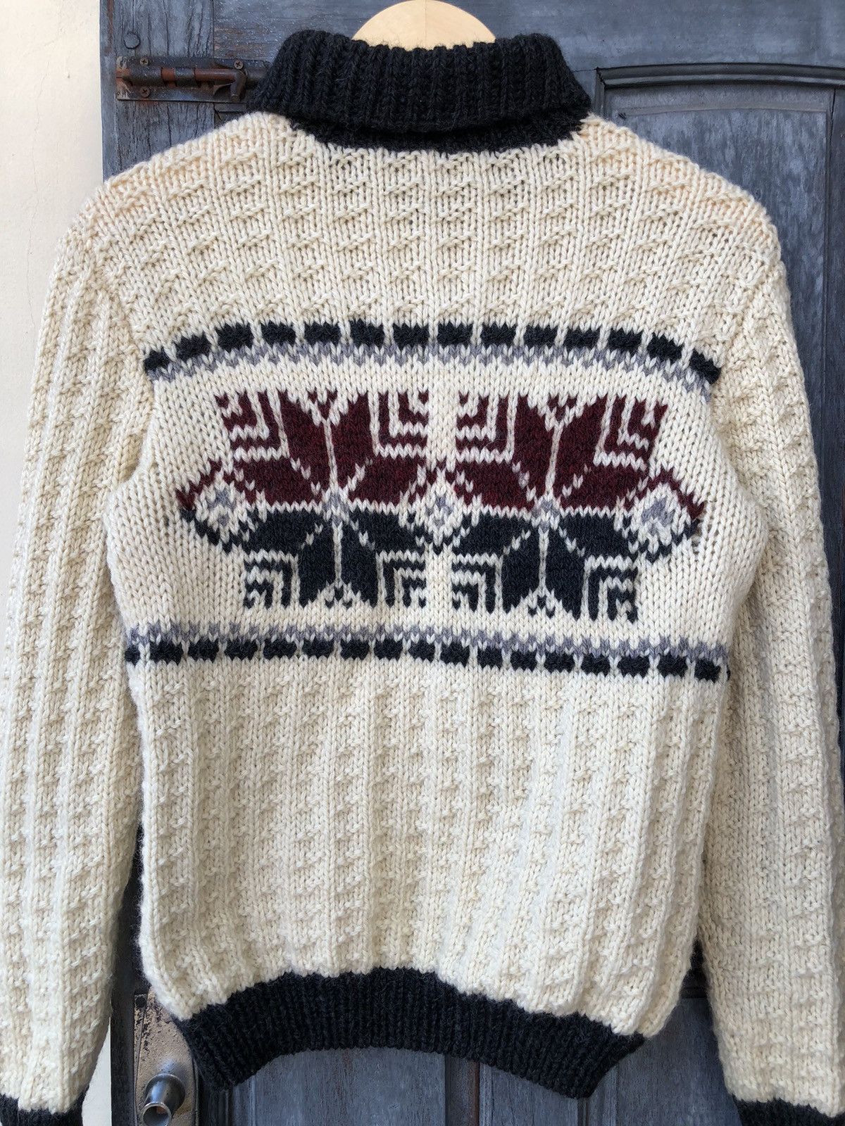 Vintage Sweet Grandma Handmade Knit With Snow Graphic on Both Side Size US S / EU 44-46 / 1 - 13 Thumbnail