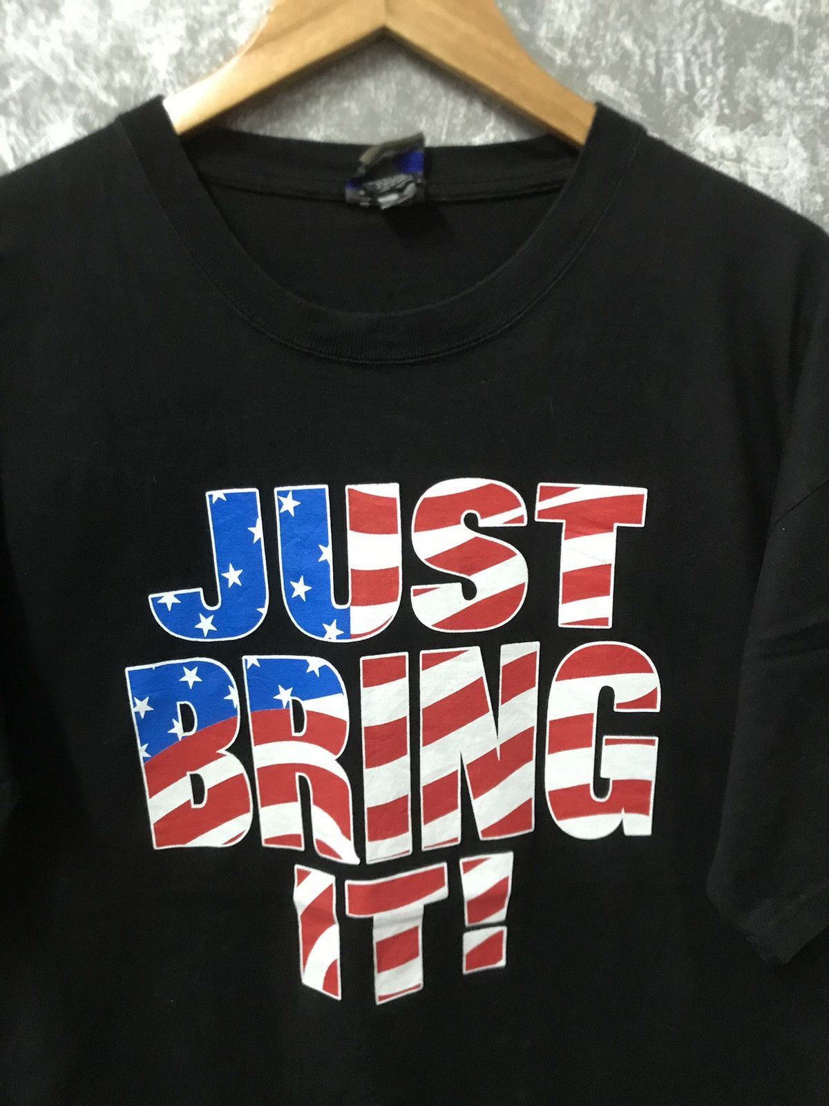 WCW/nWo × WWE × WWF Vintage 2001 The Rock Just Bring It WWE WWF Tee Size US XL / EU 56 / 4 - 5 Thumbnail