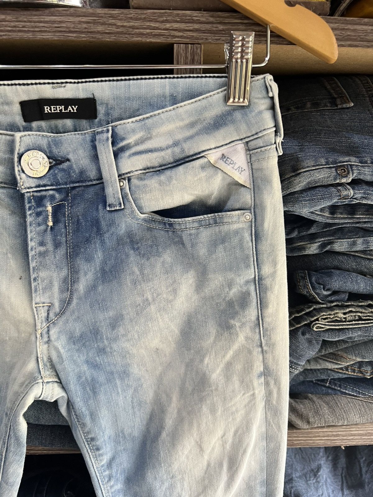 Replay 🔥Replay Luz Stretch Denim Size 27" / US 4 / IT 40 - 9 Thumbnail