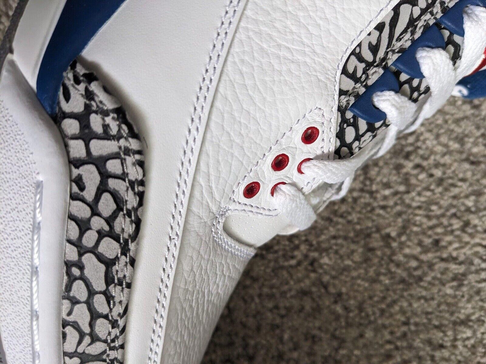 Jordan Brand 2011 Nike Air Jordan 3 III Retro OG True Blue 136064 104 Size US 10.5 / EU 43-44 - 4 Thumbnail