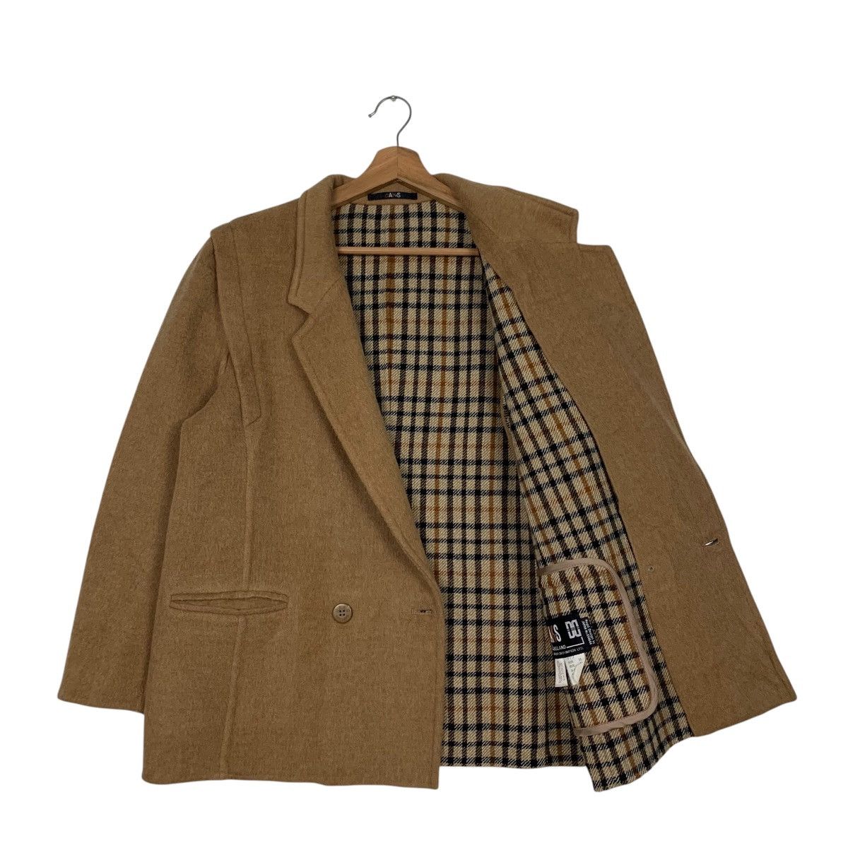 DAKS Vintage 90's DAKS ENGLAND Wool Coat Jacket #2740-C123 Size US L / EU 52-54 / 3 - 9 Thumbnail