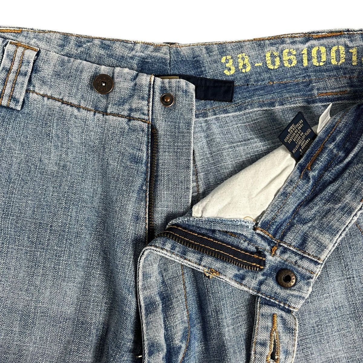 Marithe + Francois Girbaud RARE 90s Marithe Francois Girbaud Vintage Baggy Denim Jeans Size US 34 / EU 50 - 10 Thumbnail