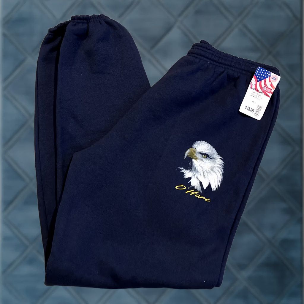 Soffe VINTAGE Soffe Pants Mens XL NWT RARE USS HARE NAVY DESTROYER Eagle Sweatpants Size US 36 / EU 52 - 1 Thumbnail