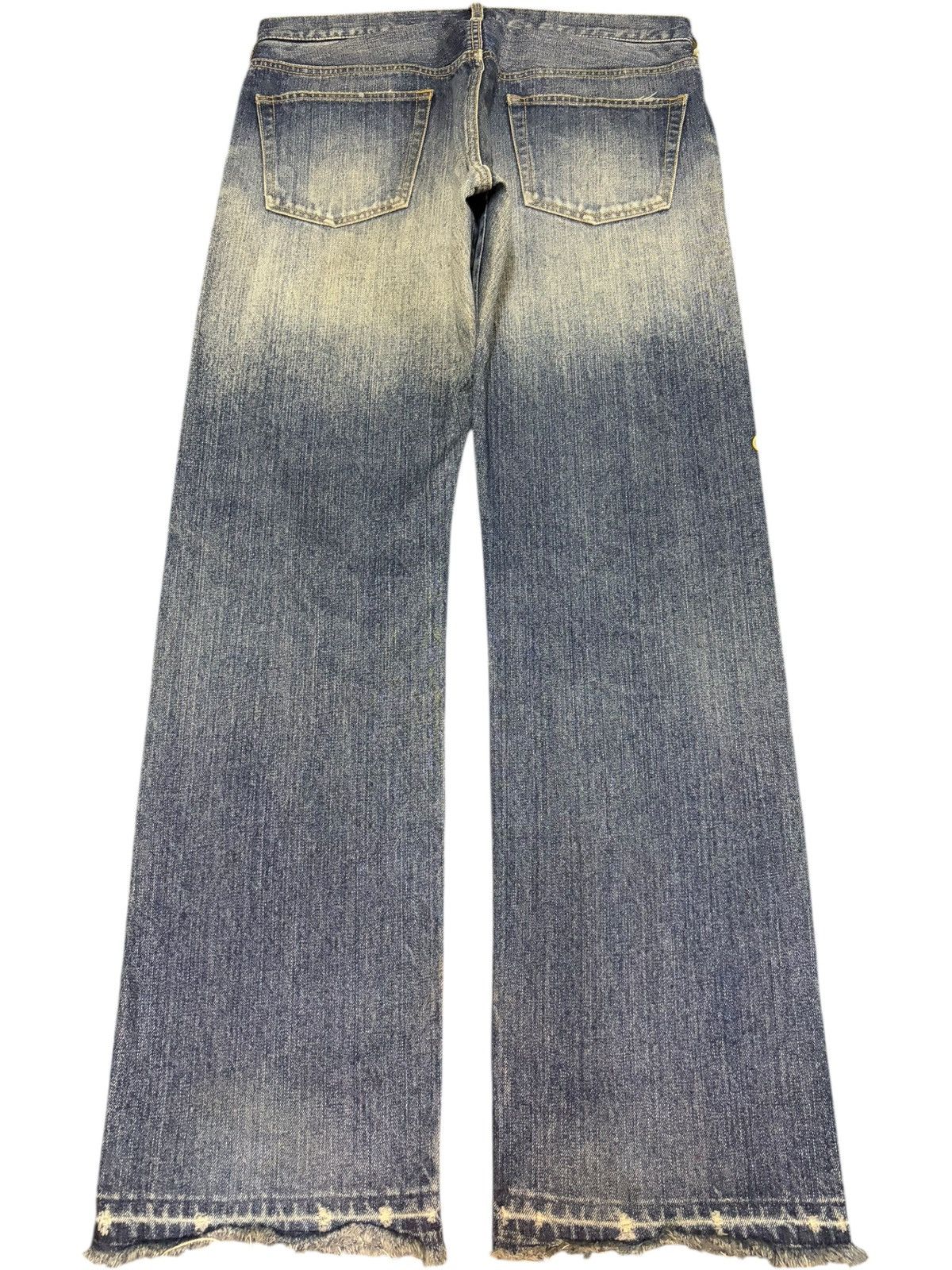 Takeo Kikuchi Vintage Takeo Kikuchi Faded Wash Distress Loose Jeans Size US 33 - 2 Thumbnail