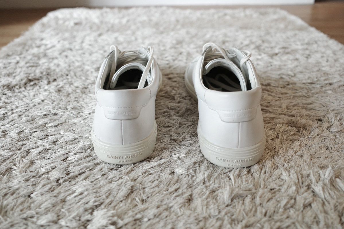 Saint Laurent Paris × Yves Saint Laurent Saint Laurent Classic White Sneakers Size US 9 / EU 42 - 5 Thumbnail