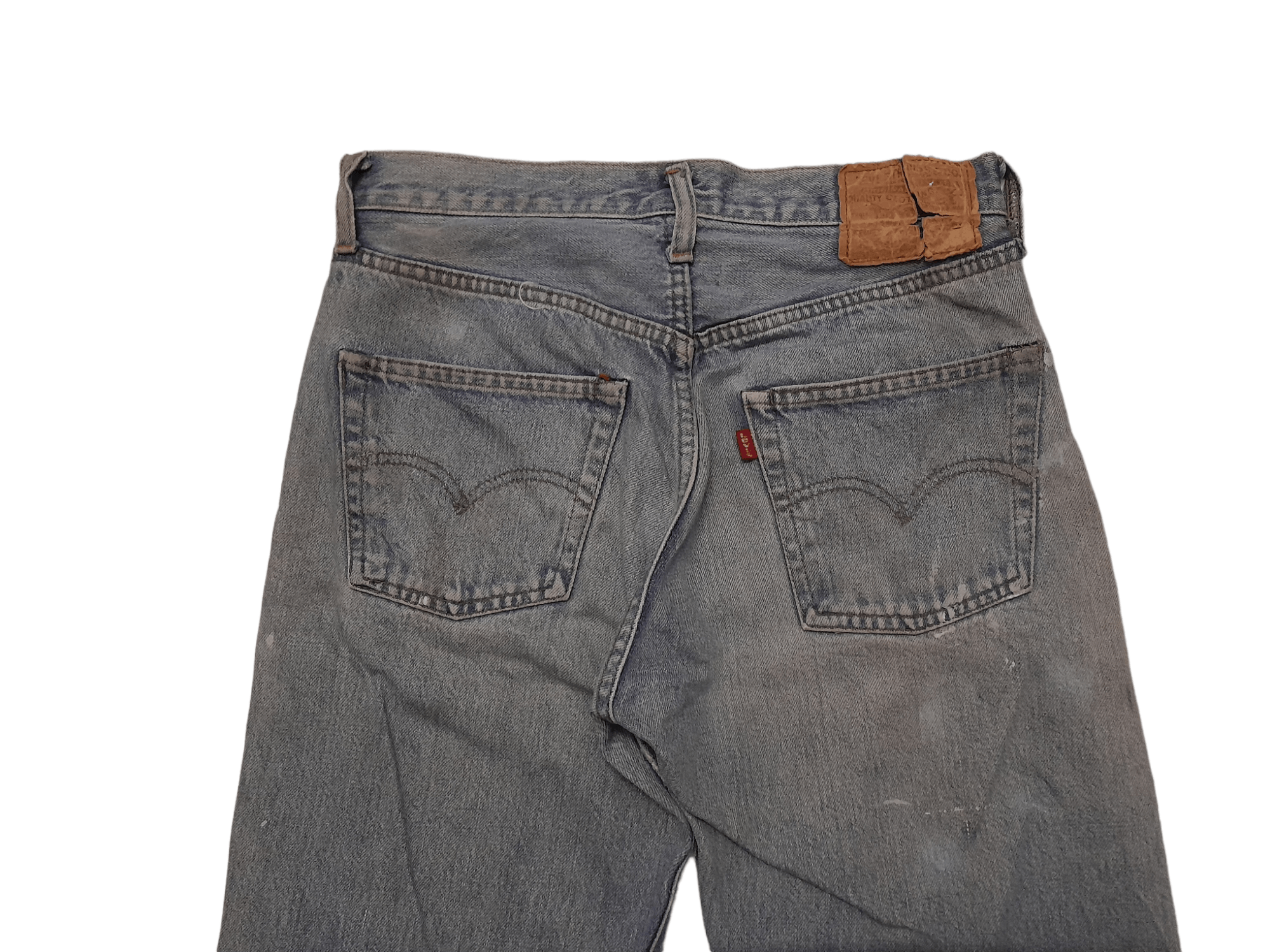 Levi's 80s Levis 501 Selvedge USA Stamped #6 Denim (J6) waist 28 Size US 28 / EU 44 - 8 Thumbnail