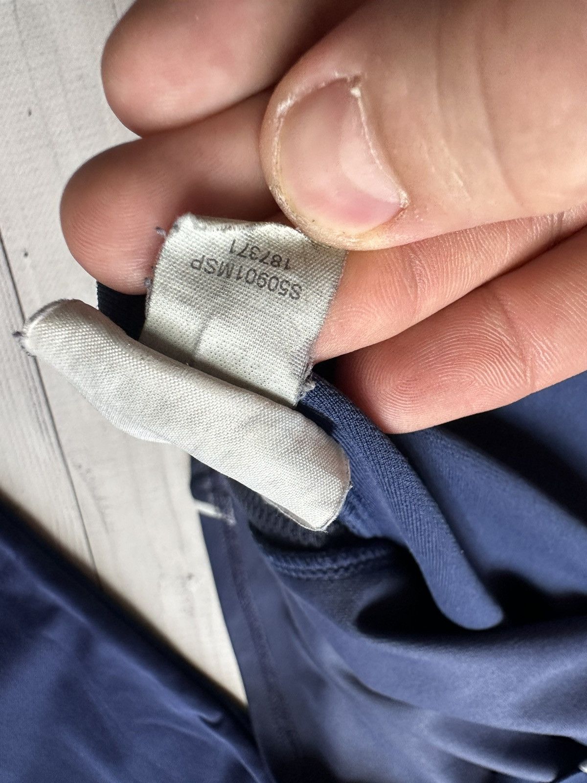 Nike × Vintage Vintage Nike long sleeve jersey navy size L Size US L / EU 52-54 / 3 - 9 Thumbnail