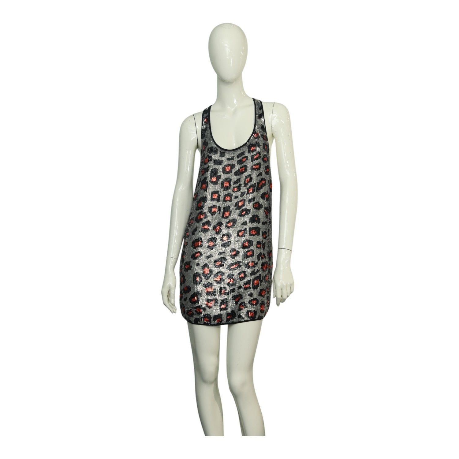 ASHISH Ashish Silvery Sequined Leopard Print Mini Length size S Size S / US 4 / IT 40 - 1 Thumbnail