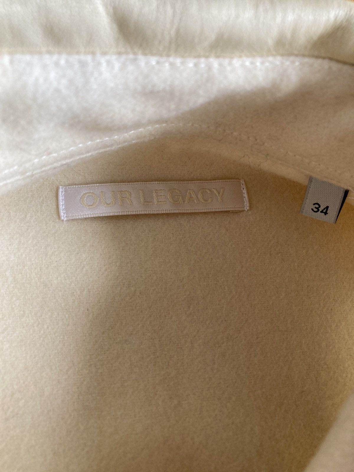 Our Legacy Cream Wool Overshirt Size US S / EU 44-46 / 1 - 2 Thumbnail