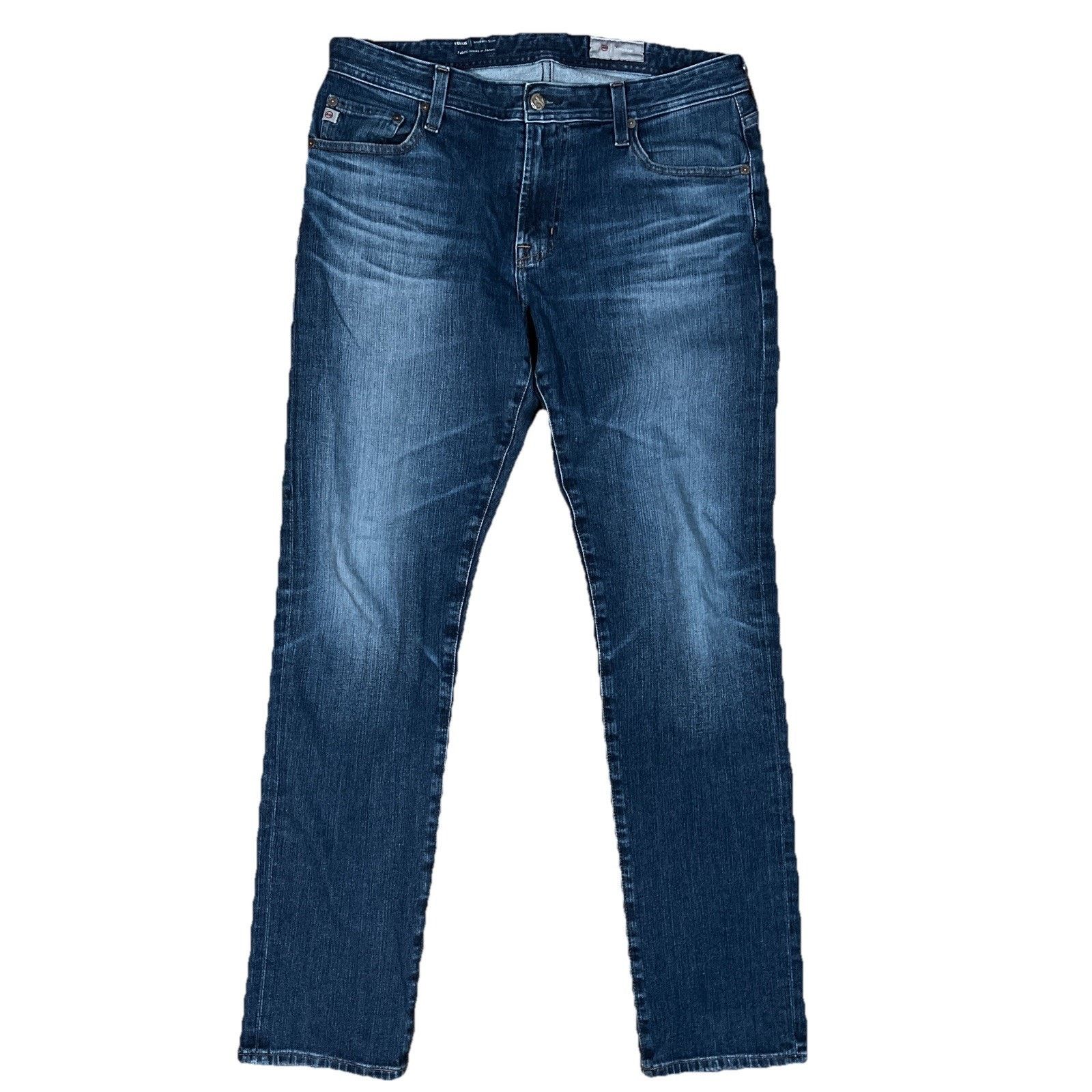AG Adriano Goldschmied AG-ED 360 Goldschmied Jeans Tellis Modern Slim Japan Denim Size US 34 / EU 50 - 1 Thumbnail