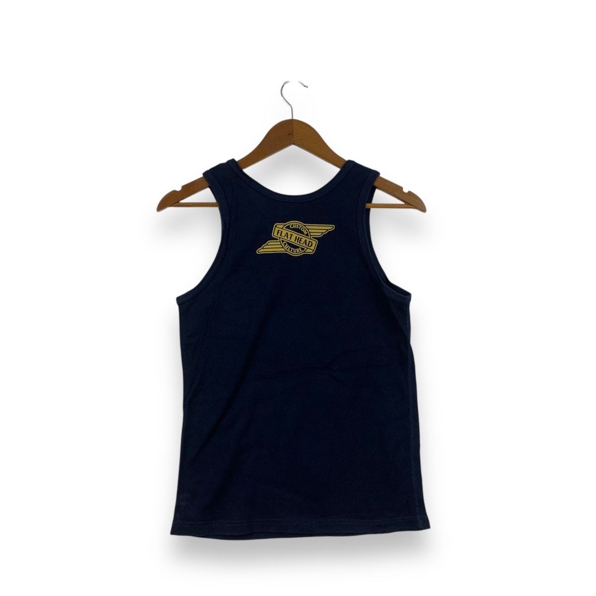 Vintage THE FLAT HEAD Black Mint Collection Custom Culture Tank Top Size US S / EU 44-46 / 1 - 1 Thumbnail